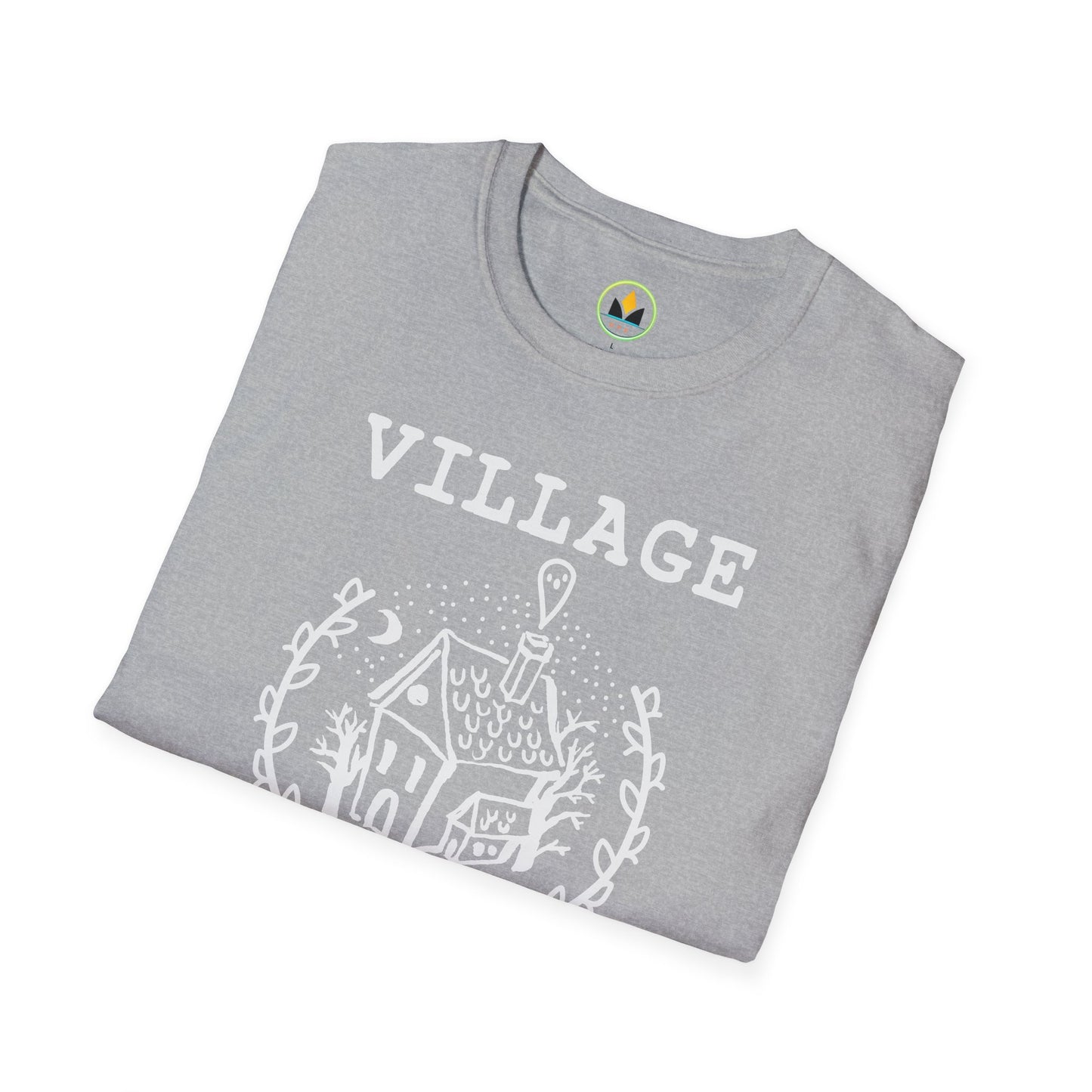 Village Witch Cottagecore T‑Shirt – Cozy Haunted Cottage Graphic for Everyday Magic
