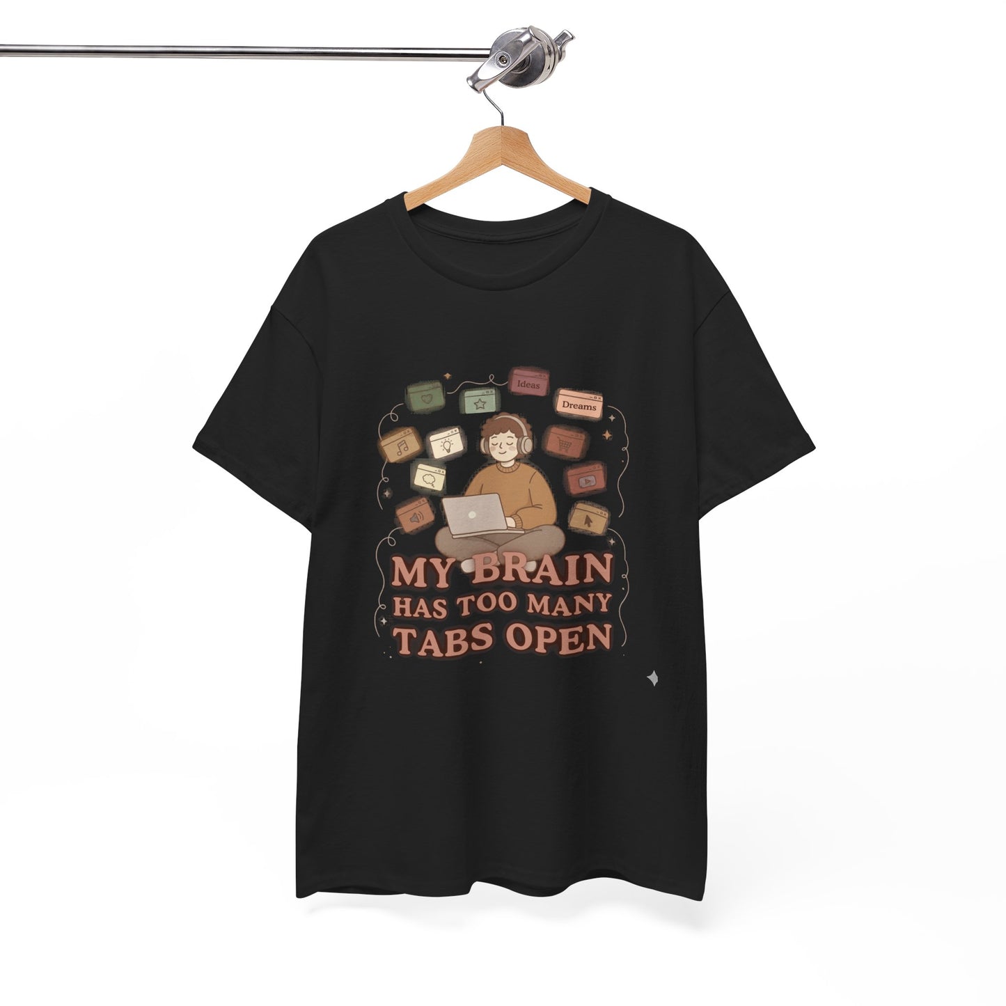The "Cozy Mind" Earth Tone ADHD Graphic Tee