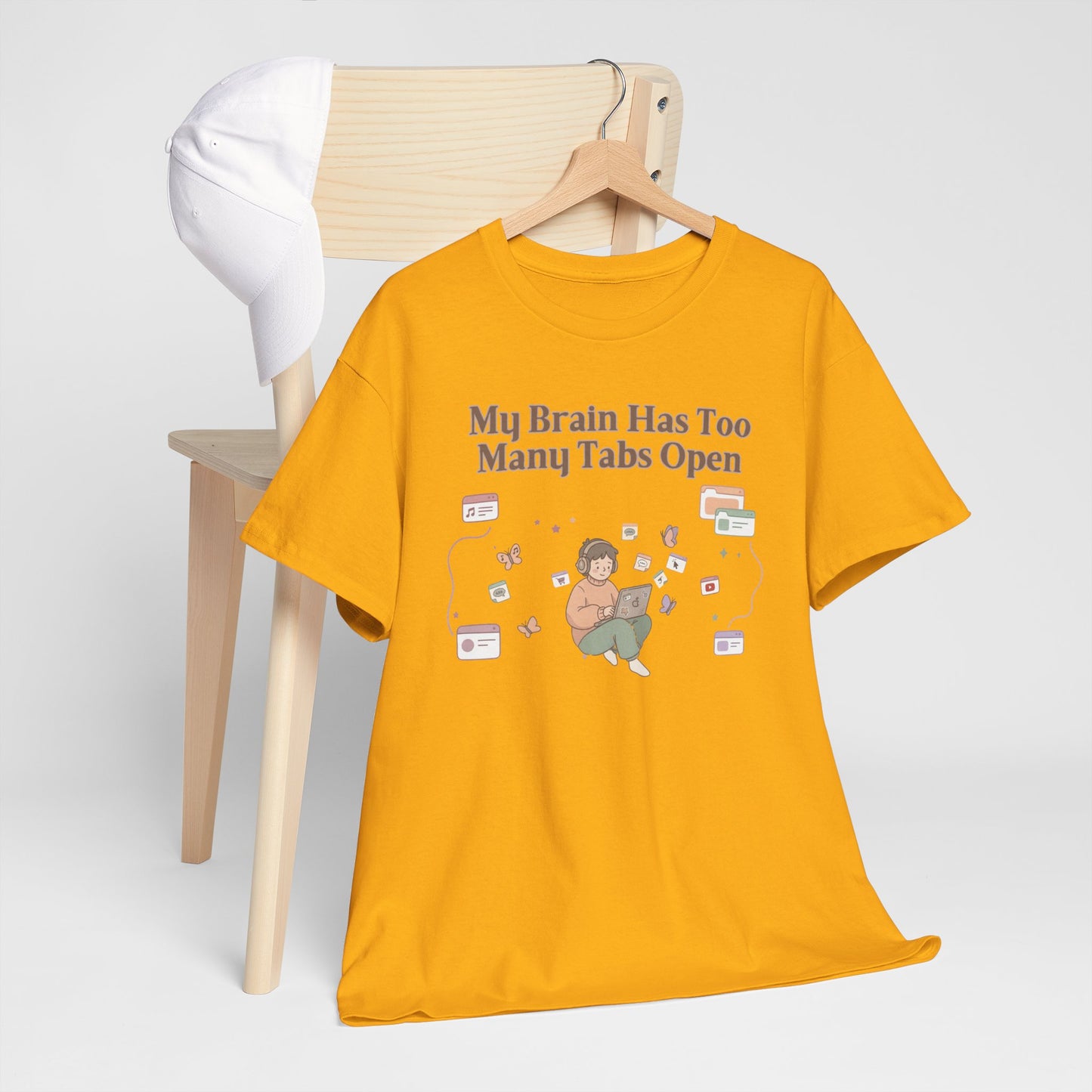 Hyper-Focus Mode: ENGAGED 🎧 The 'Brain Has Too Many Tabs Open' Neurospicy Tee