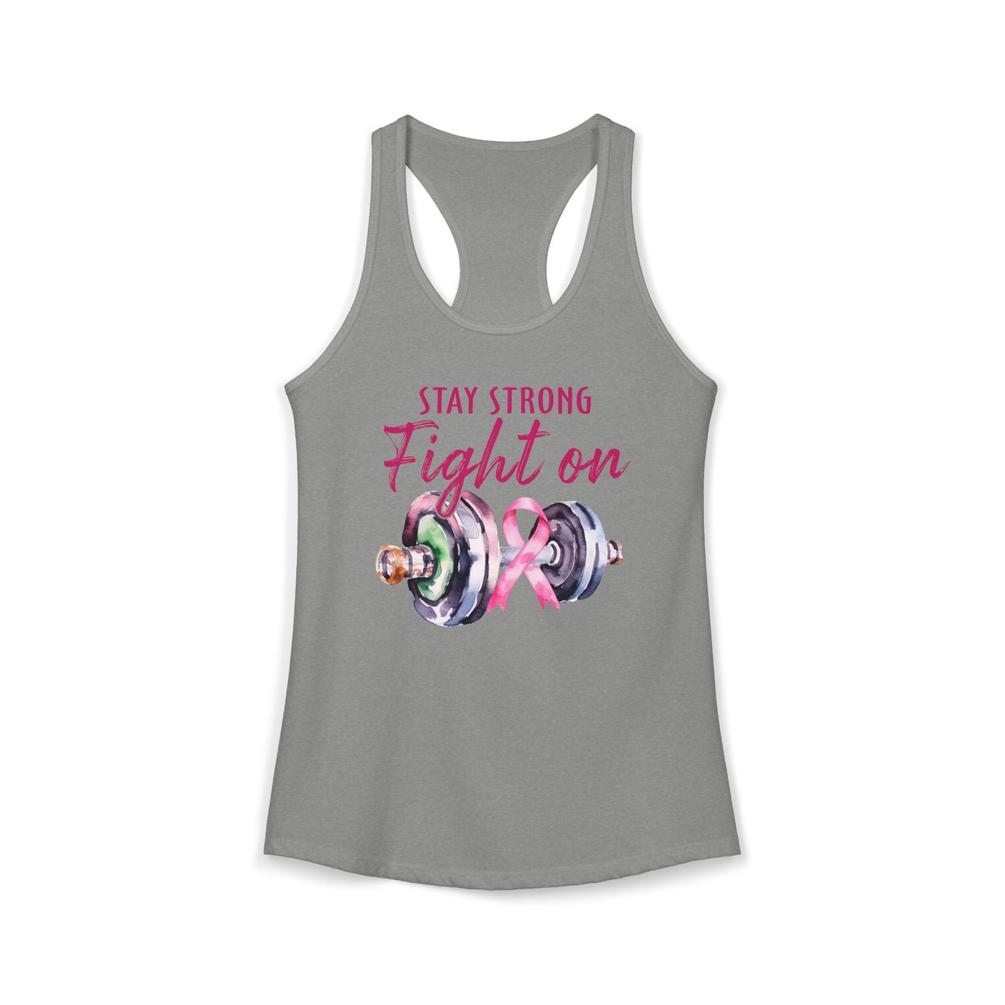 Empowerment Women’s Cancer Awareness Tank Top - Motivational Fitness Apparel