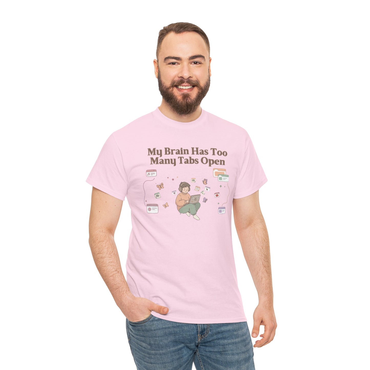 Hyper-Focus Mode: ENGAGED 🎧 The 'Brain Has Too Many Tabs Open' Neurospicy Tee
