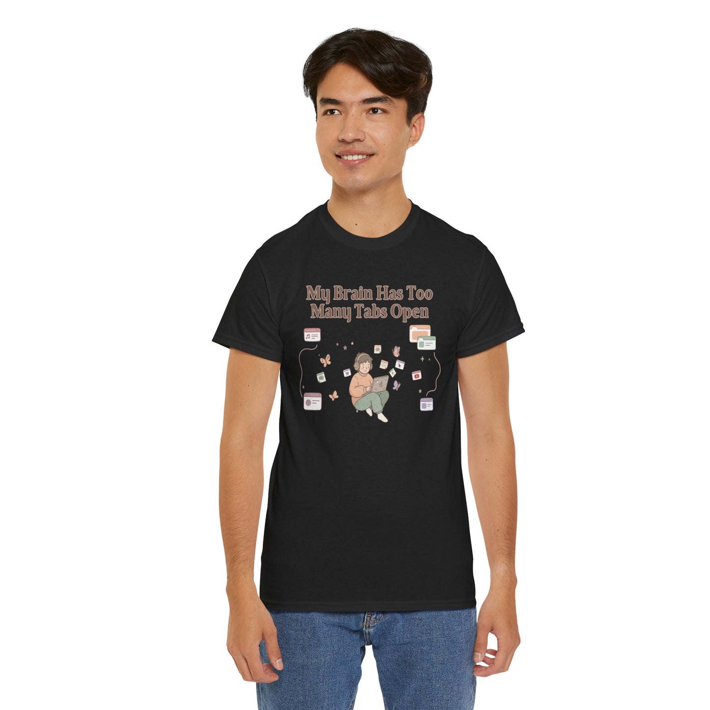 Hyper-Focus Mode: ENGAGED 🎧 The 'Brain Has Too Many Tabs Open' Neurospicy Tee