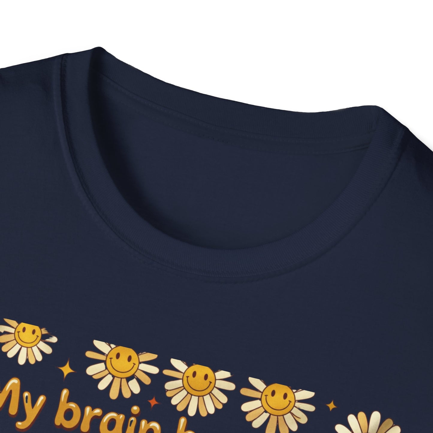 My Brain Has Too Many Tabs Open Shirt • Retro Mental Health Aesthetic Tee • Neurodivergent Daisy Coffee Shirt • Relatable ADHD Lo-Fi Gift