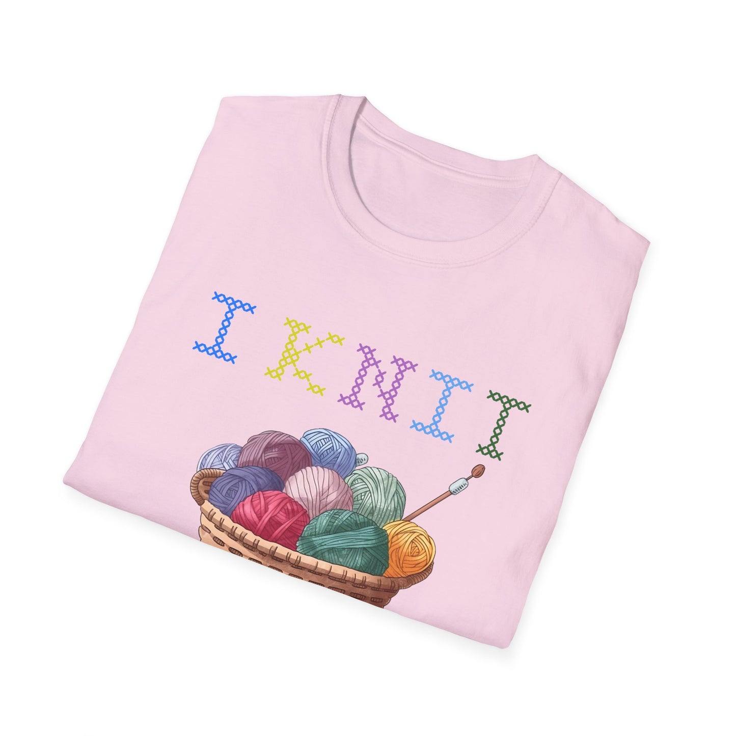 I Knit Past My Bedtime – Funny Yarn Lover T‑Shirt for Obsessive Night‑Owl Knitters