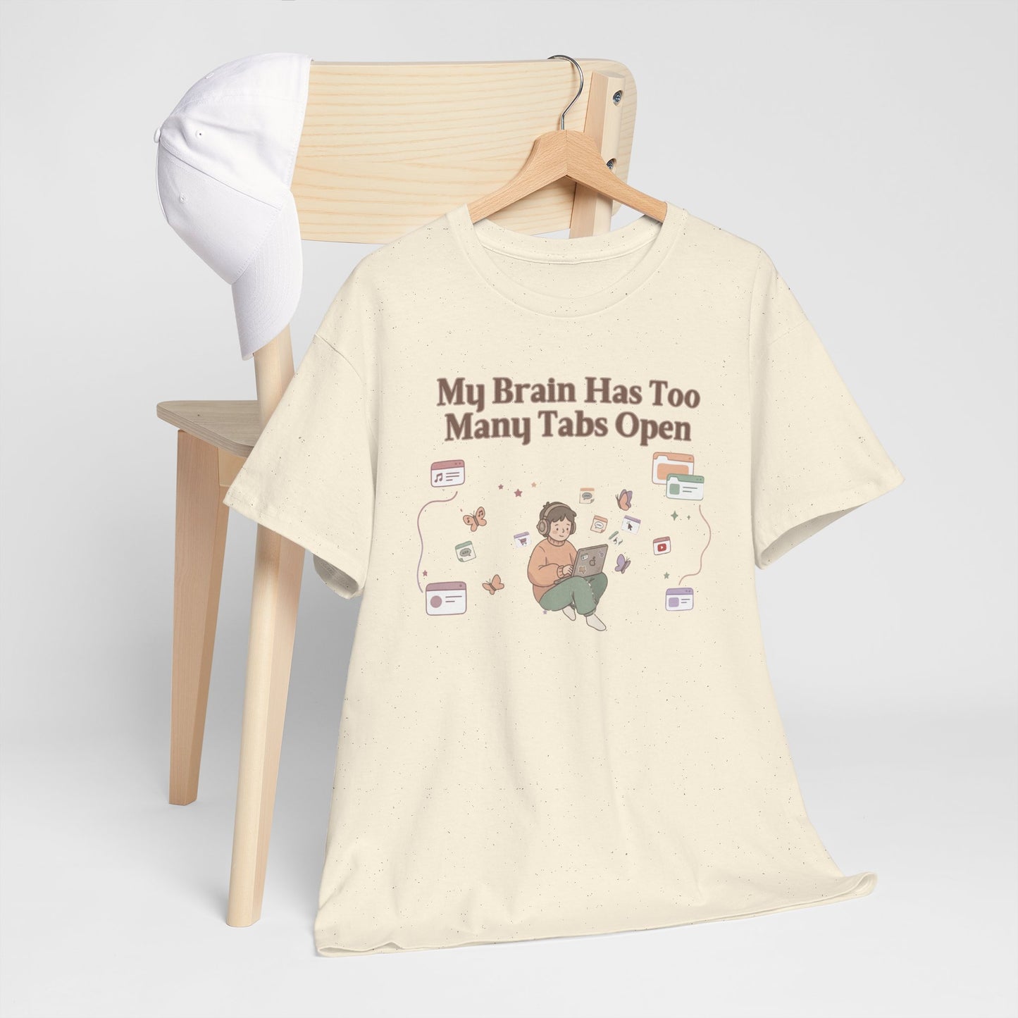 Hyper-Focus Mode: ENGAGED 🎧 The 'Brain Has Too Many Tabs Open' Neurospicy Tee