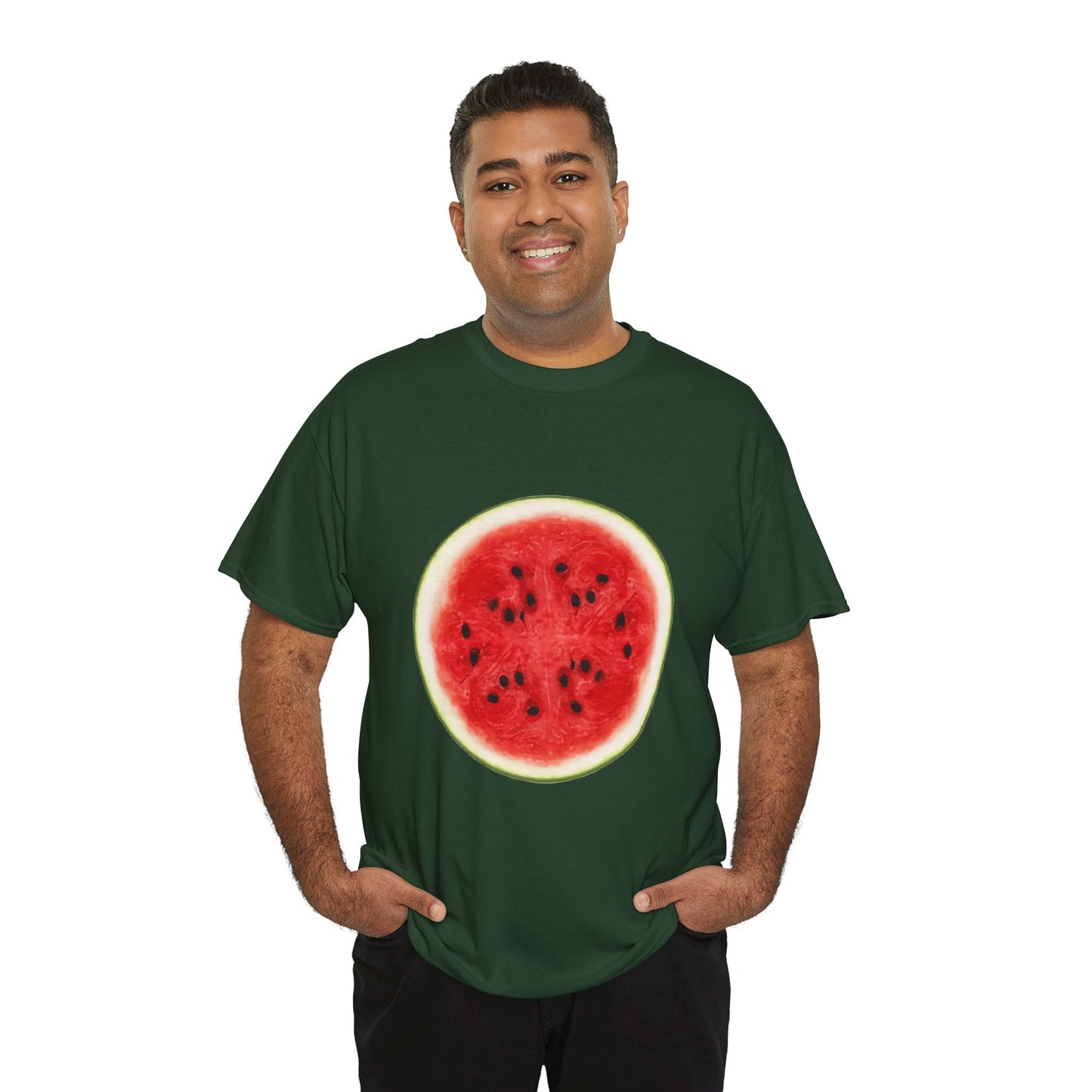 Watermelon Slice Graphic T-Shirt | Funny "One in a Melon" Tee | Easy Lazy Halloween Costume | Unisex Summer Top