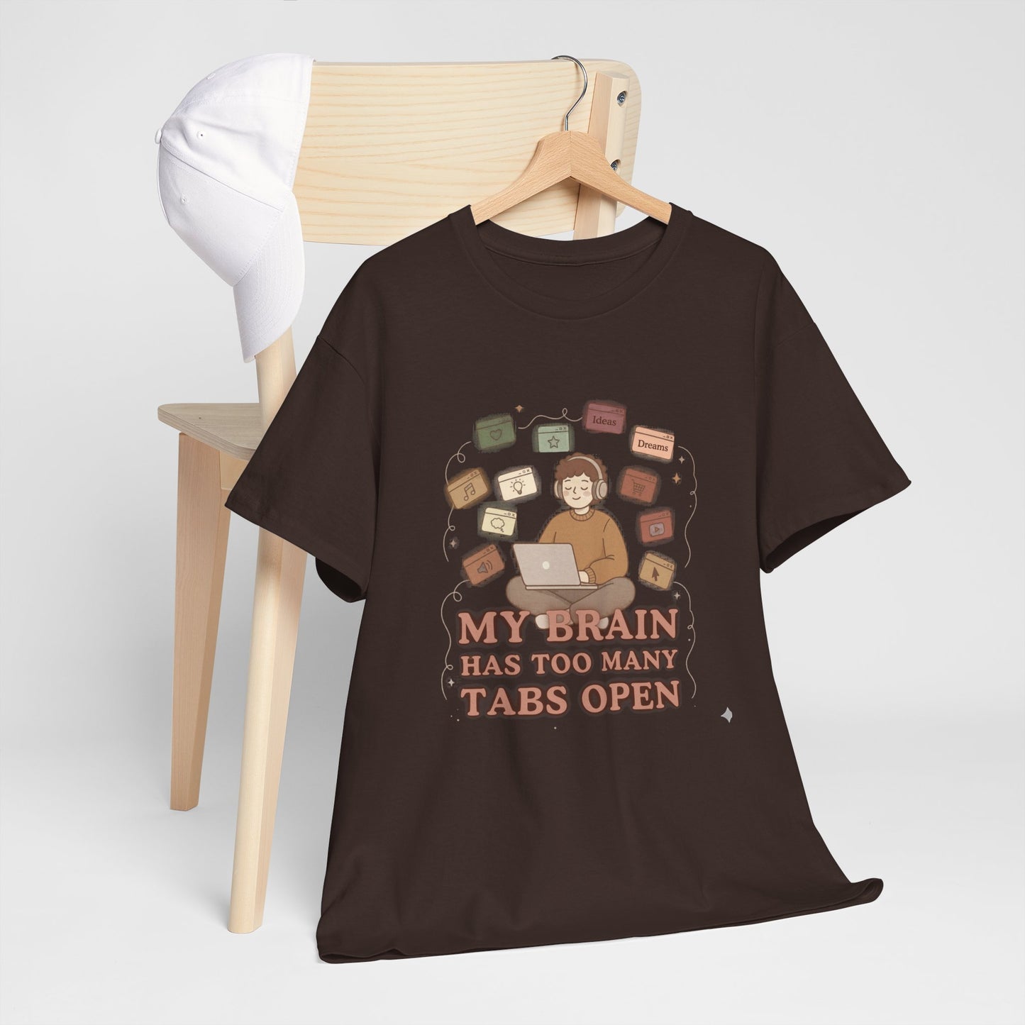 The "Cozy Mind" Earth Tone ADHD Graphic Tee