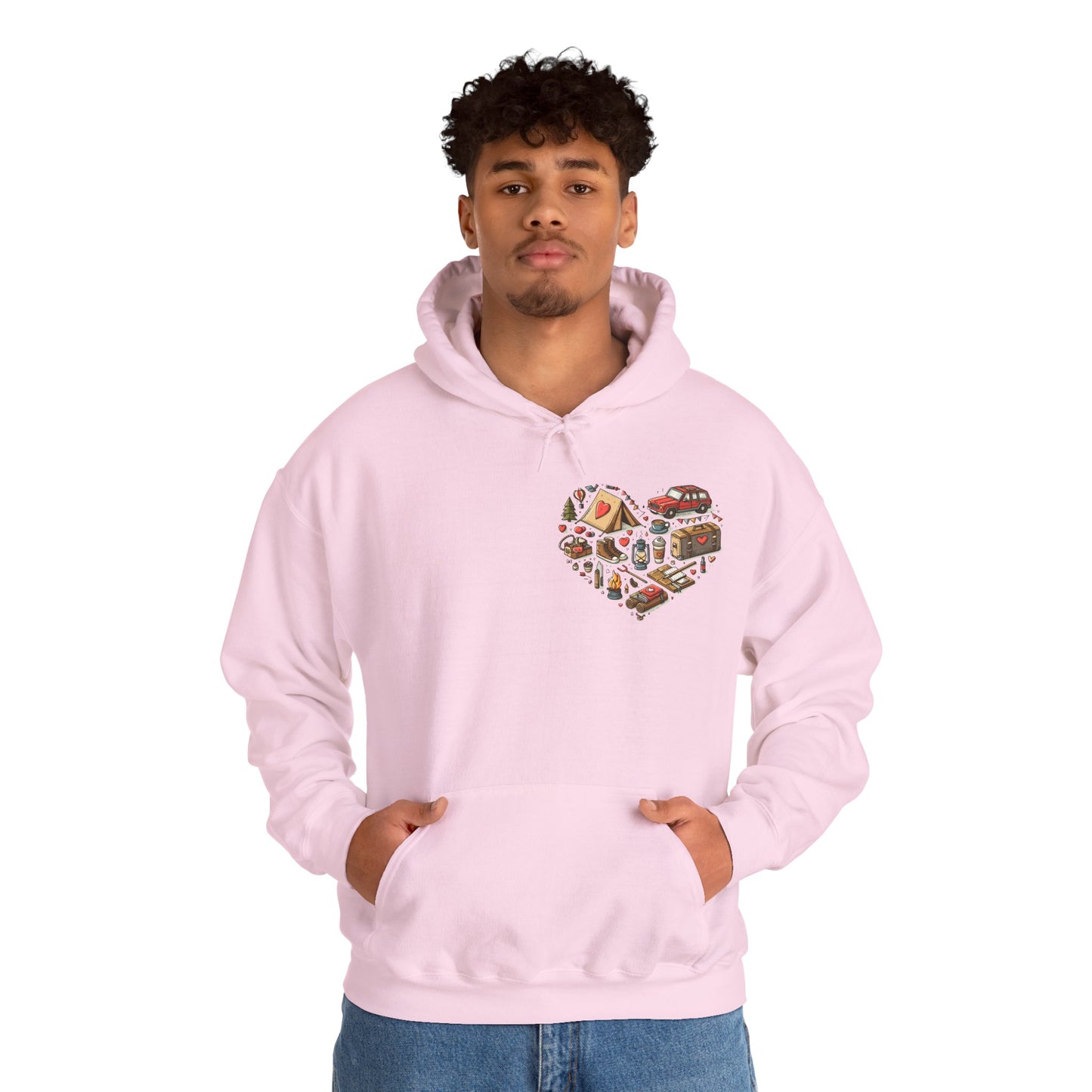 Wild at Heart: Ultimate Outdoor Adventure & Camping Icon Hoodie