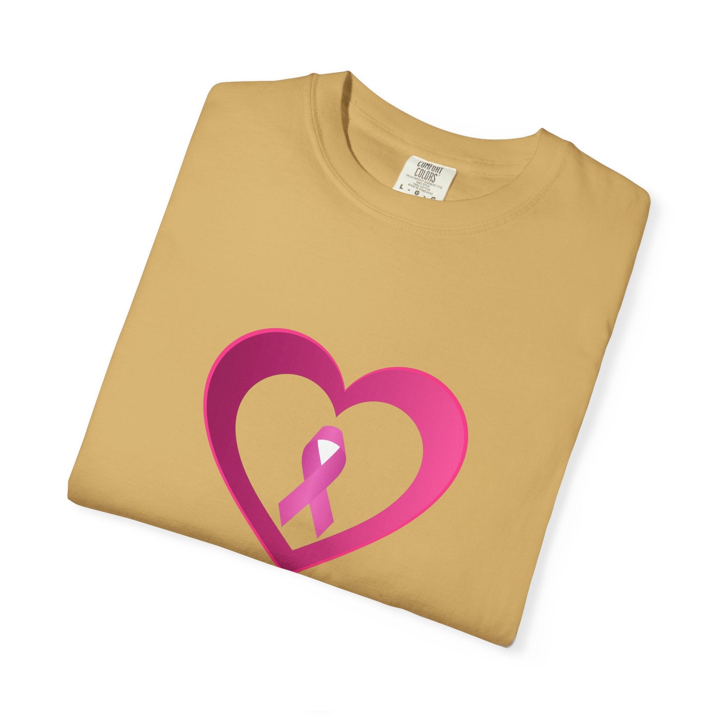 Breast Cancer Awareness heart & ribbon