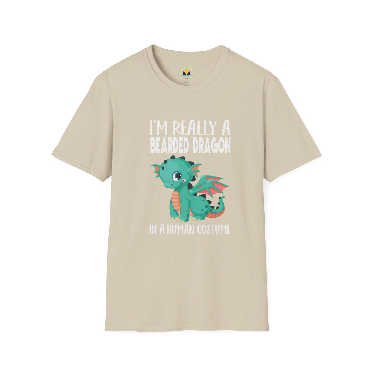 I’m Really a Bearded Dragon in a Human Costume – Cute Halloween Reptile Lover T‑Shirt
