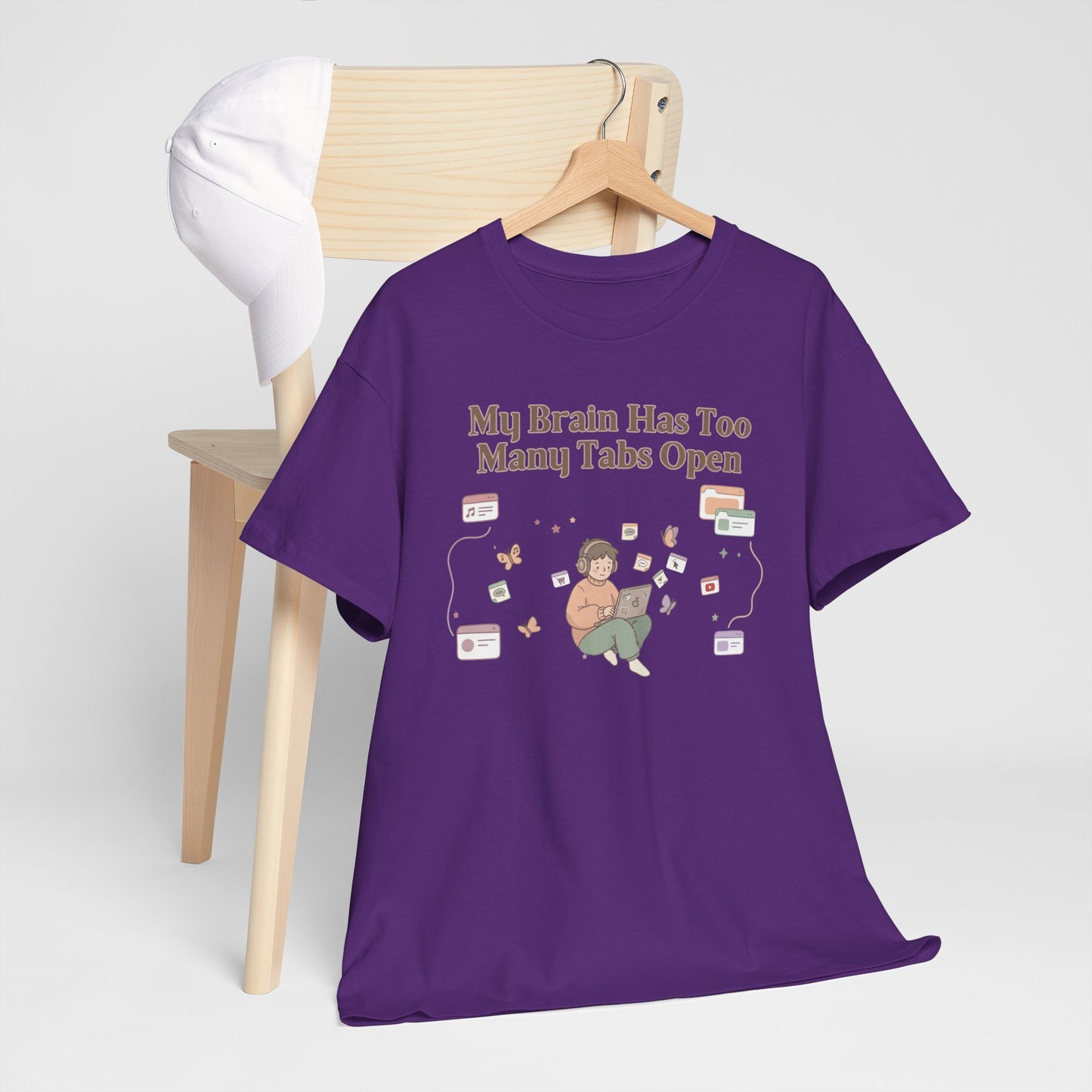 Hyper-Focus Mode: ENGAGED 🎧 The 'Brain Has Too Many Tabs Open' Neurospicy Tee