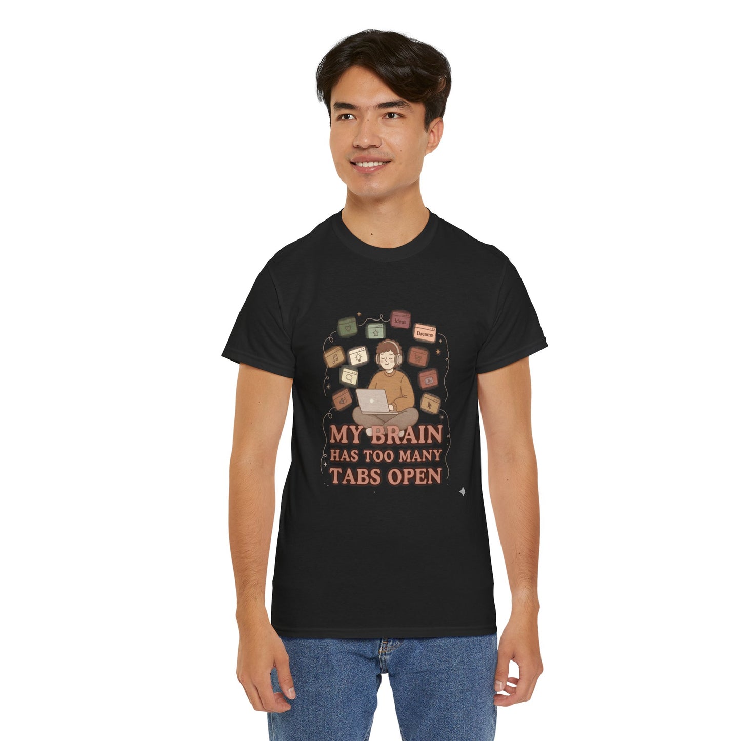 The "Cozy Mind" Earth Tone ADHD Graphic Tee