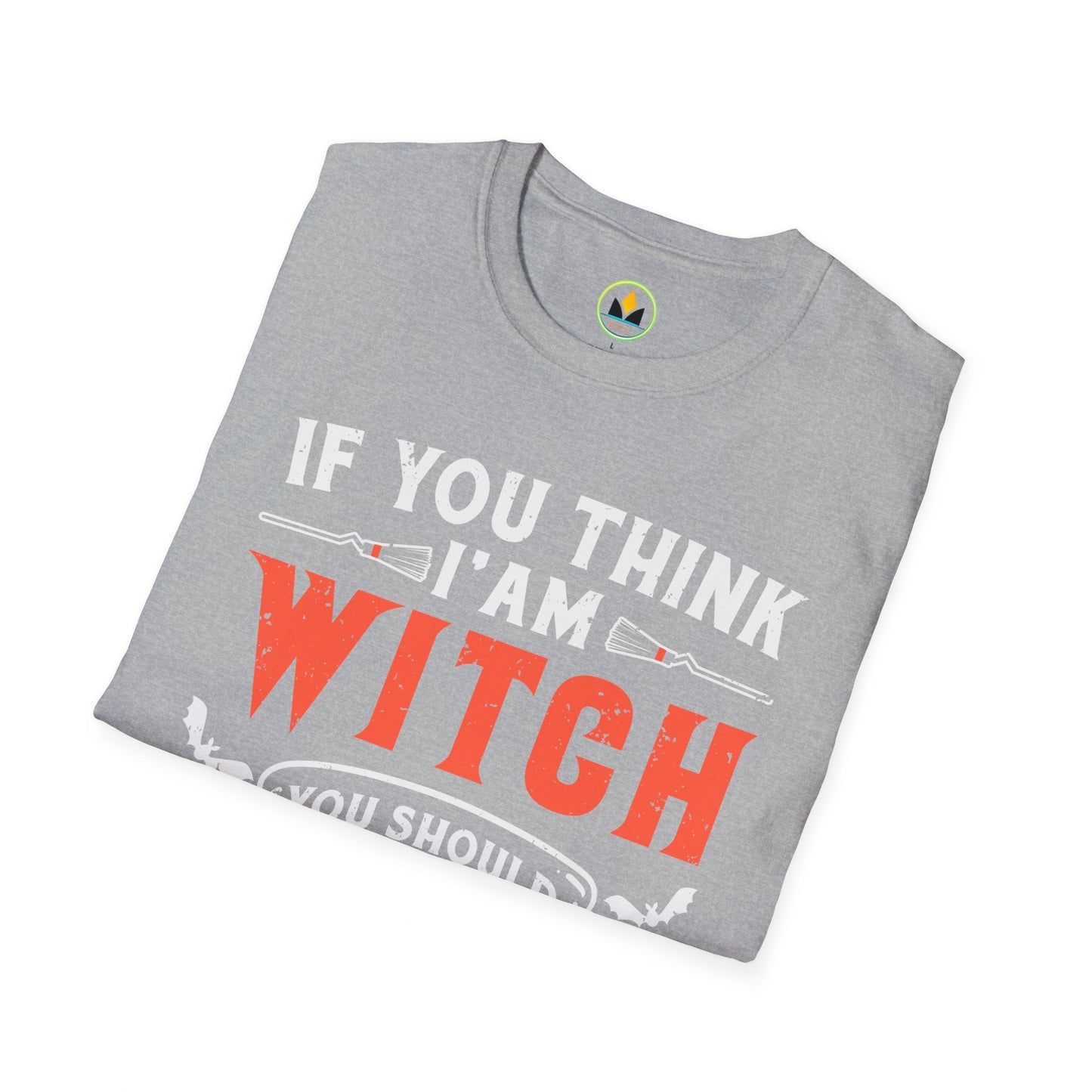 Humorous Witch Sister Halloween Unique Spooky Season Softstyle T-Shirt