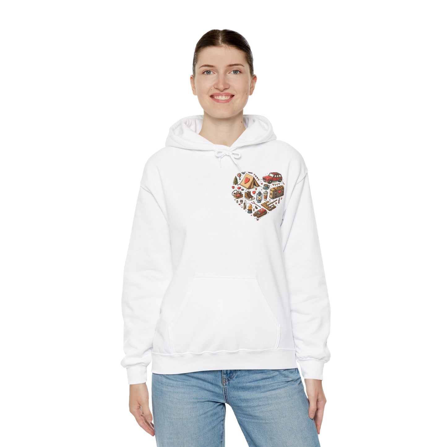 Wild at Heart: Ultimate Outdoor Adventure & Camping Icon Hoodie
