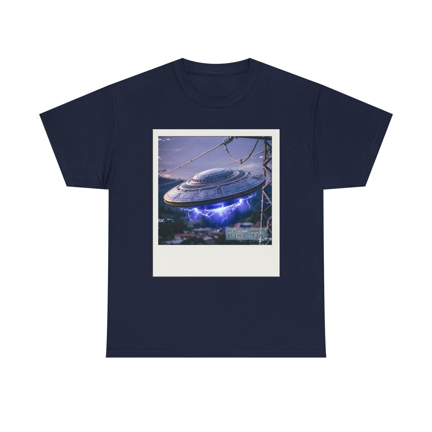 UFO Evidence T-Shirt | Retro Polaroid Alien Sighting Photo