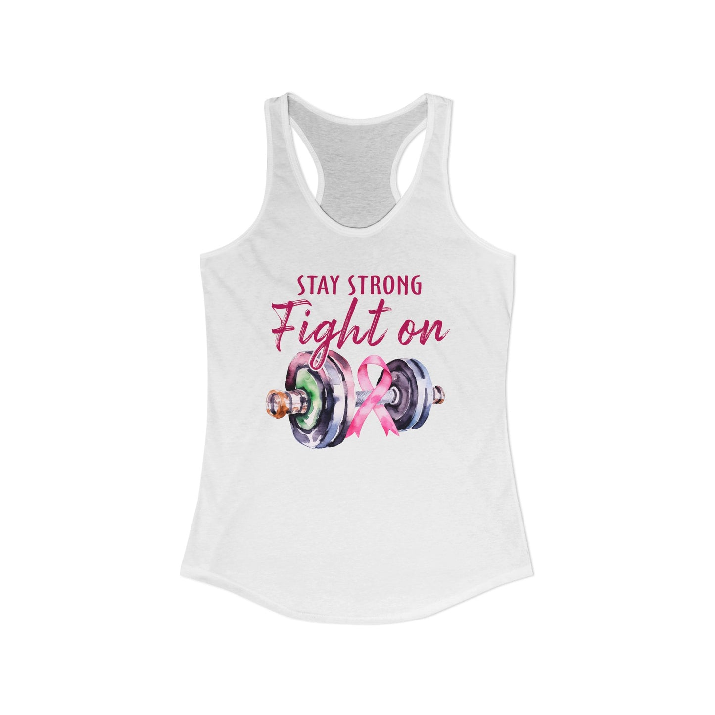 Empowerment Women’s Cancer Awareness Tank Top - Motivational Fitness Apparel