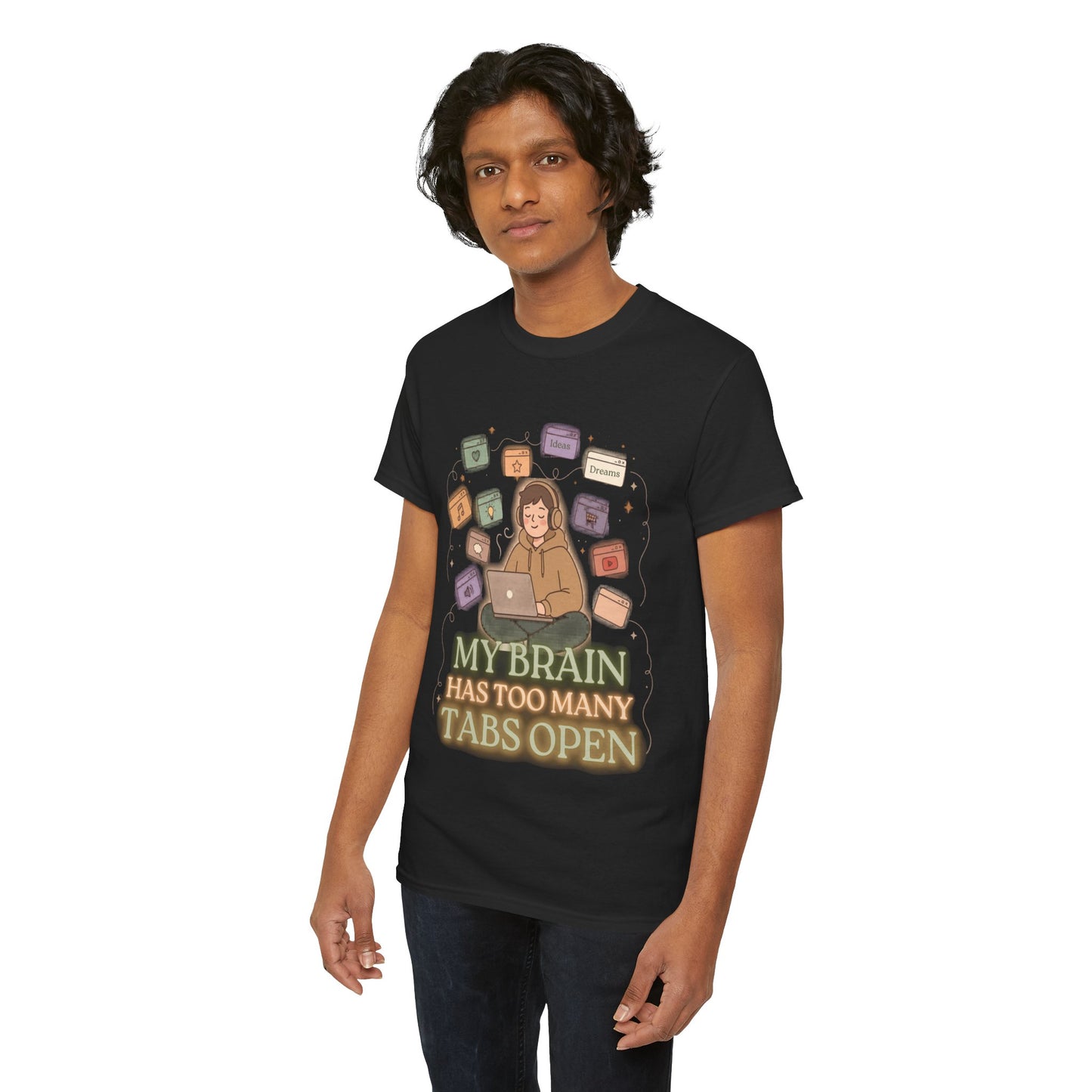 ADHD Night Mode | Neon "2AM Hyperfixation" Aesthetic Tee