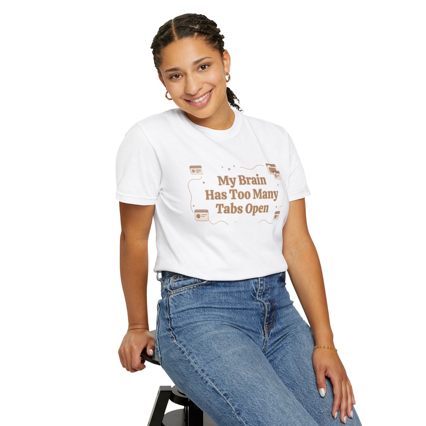 The "Too Many Tabs" ADHD Aesthetic Comfort Tee