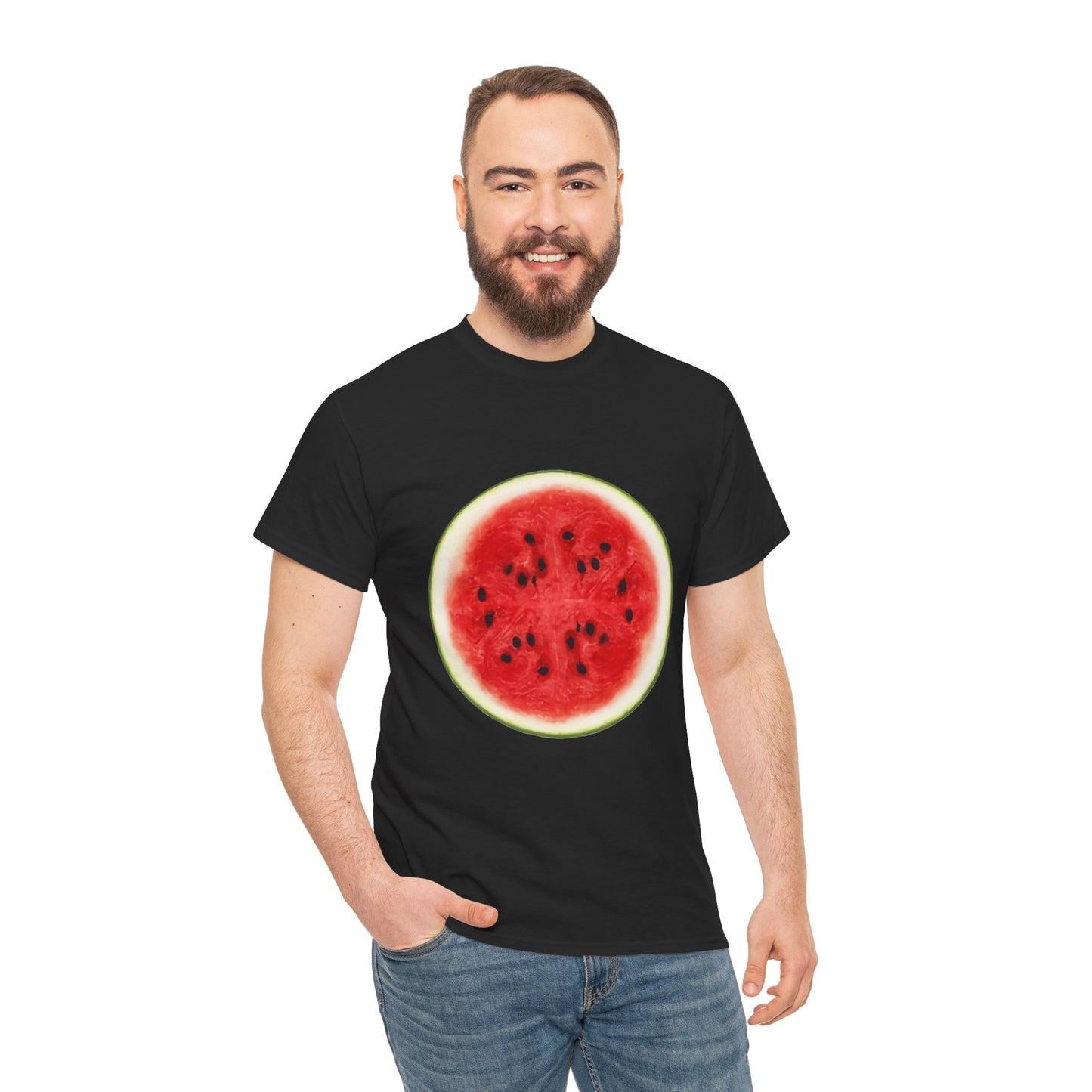 Watermelon Slice Graphic T-Shirt | Funny "One in a Melon" Tee | Easy Lazy Halloween Costume | Unisex Summer Top