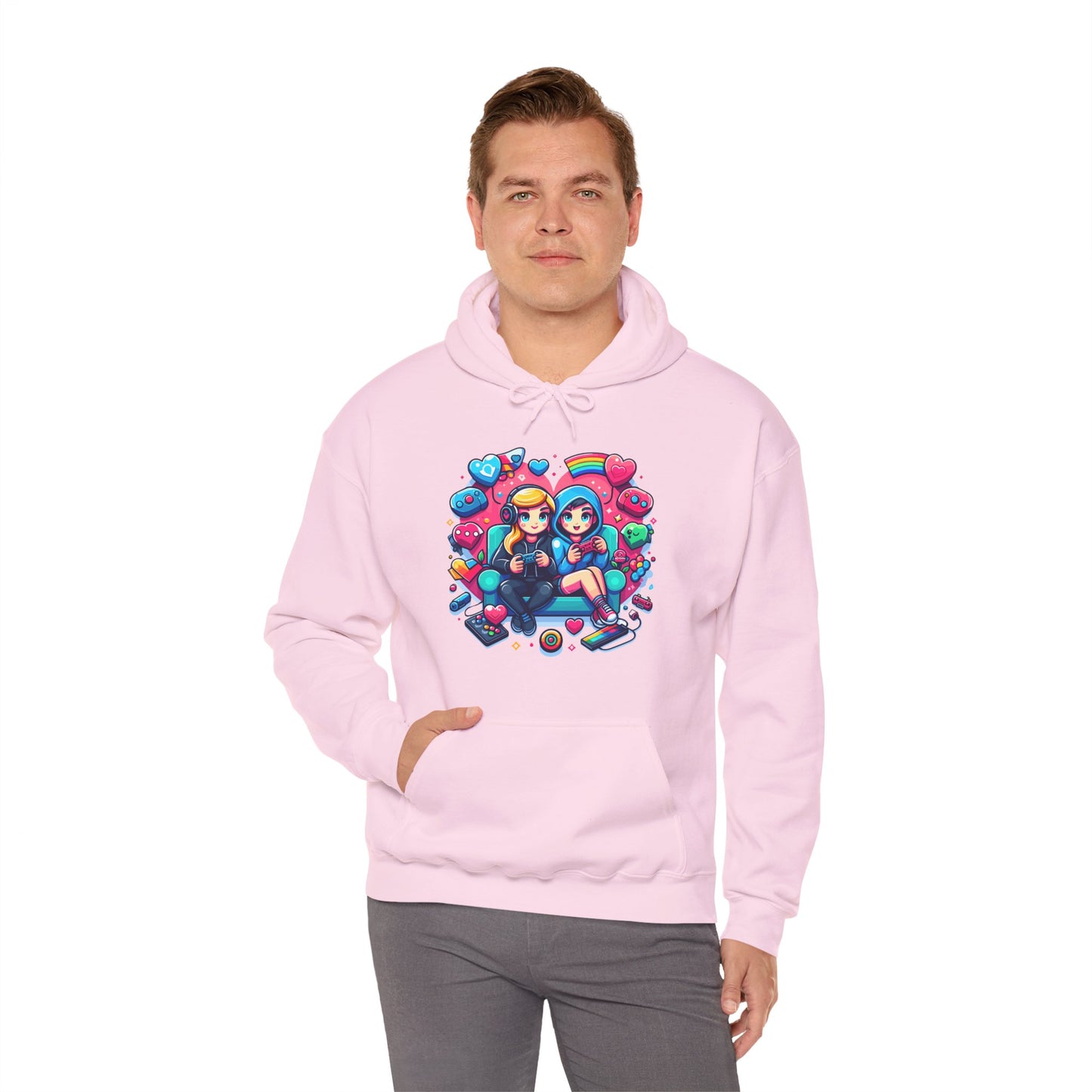Retro Kawaii Gamer Girl Hoodie | Cute Anime Aesthetic Streetwear