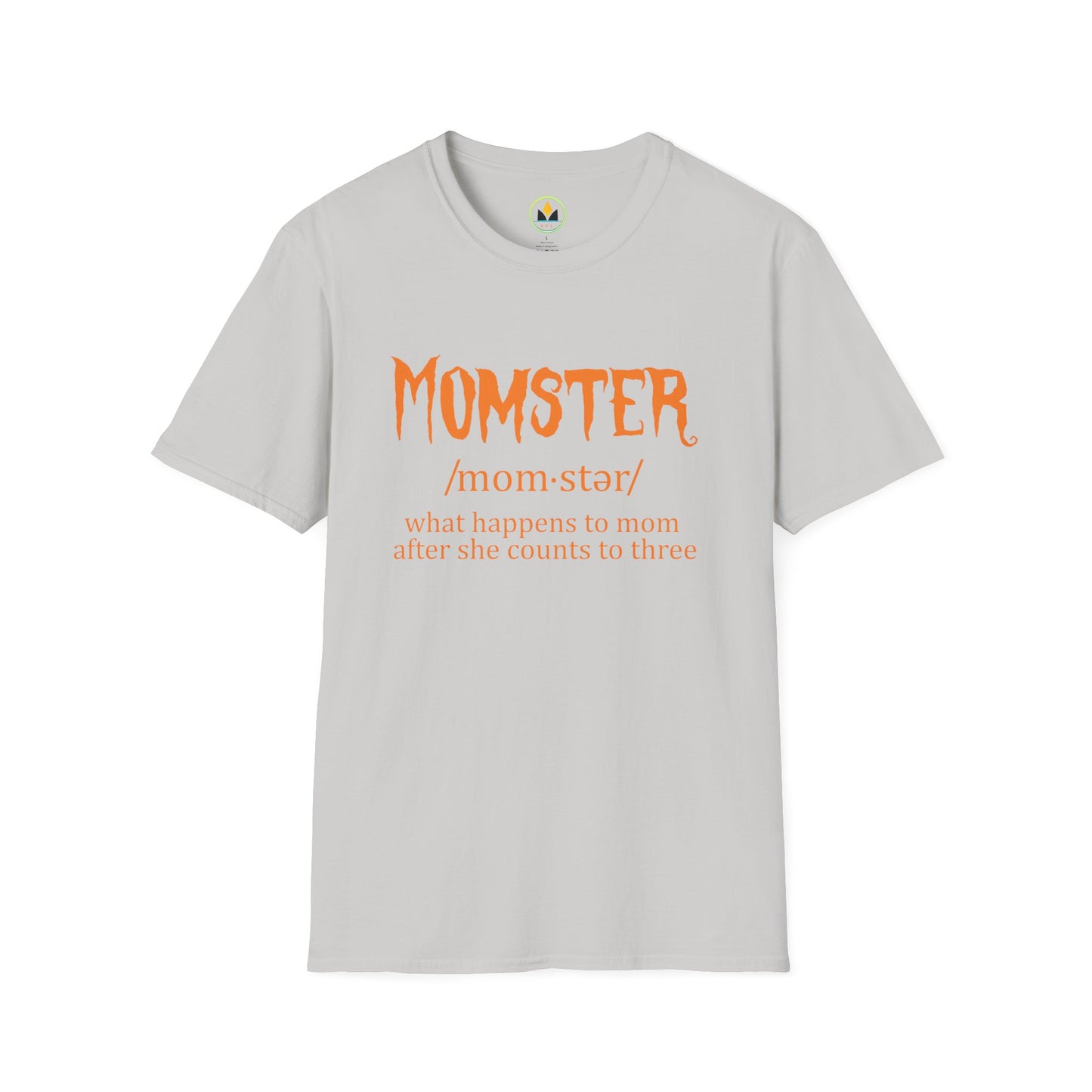 Halloween ‘Momster’ Tee - Fun Parenting Humor Softstyle T-Shirt