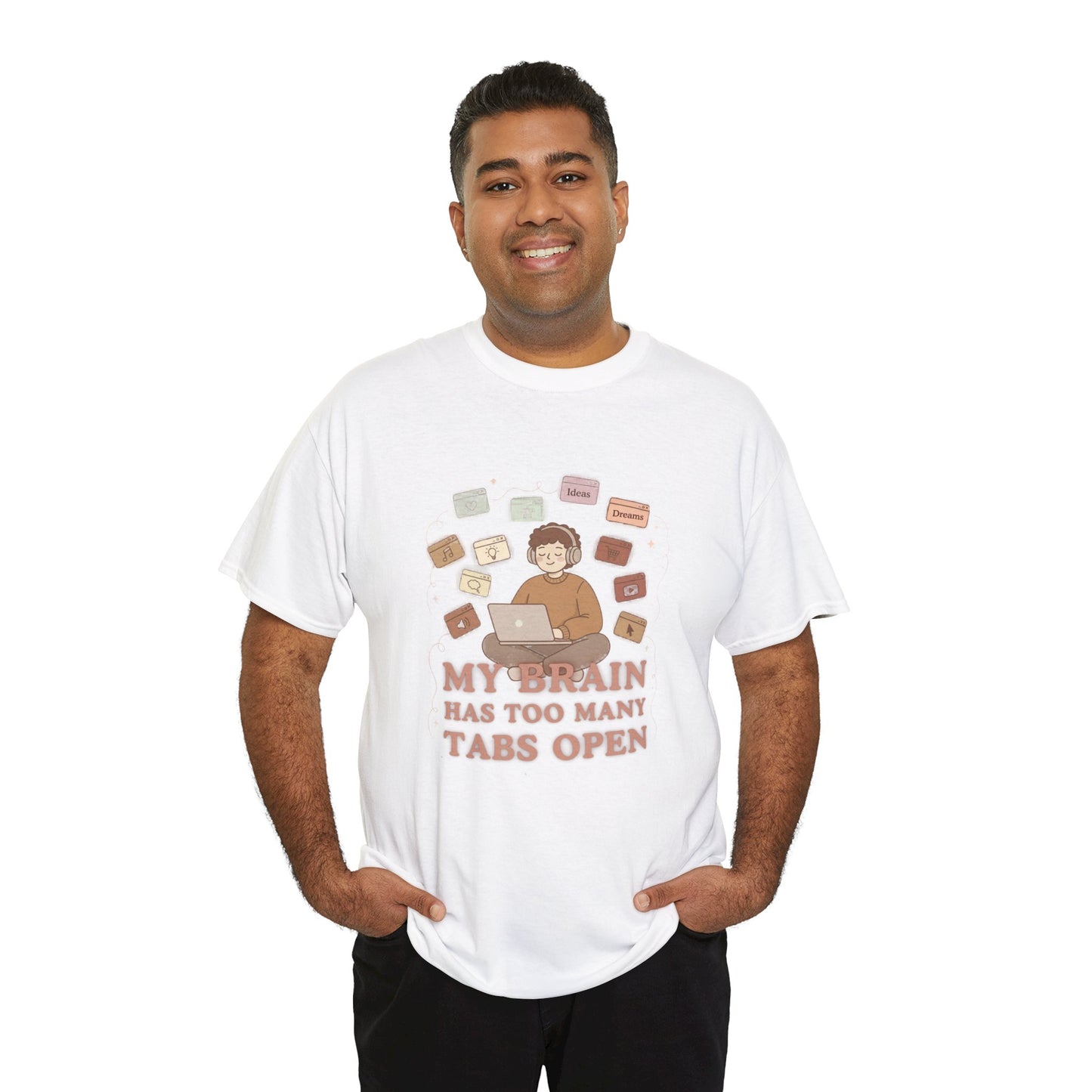 The "Cozy Mind" Earth Tone ADHD Graphic Tee
