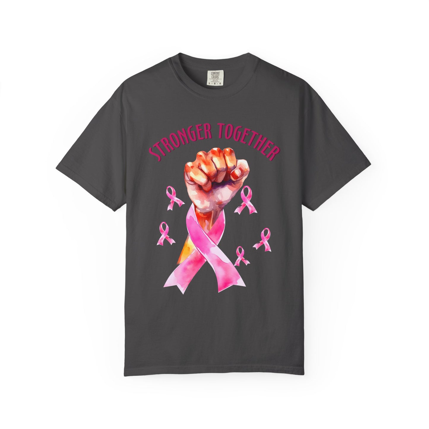 Empower Unity: Breast Cancer "Stronger Together" Comfort Colors Tee