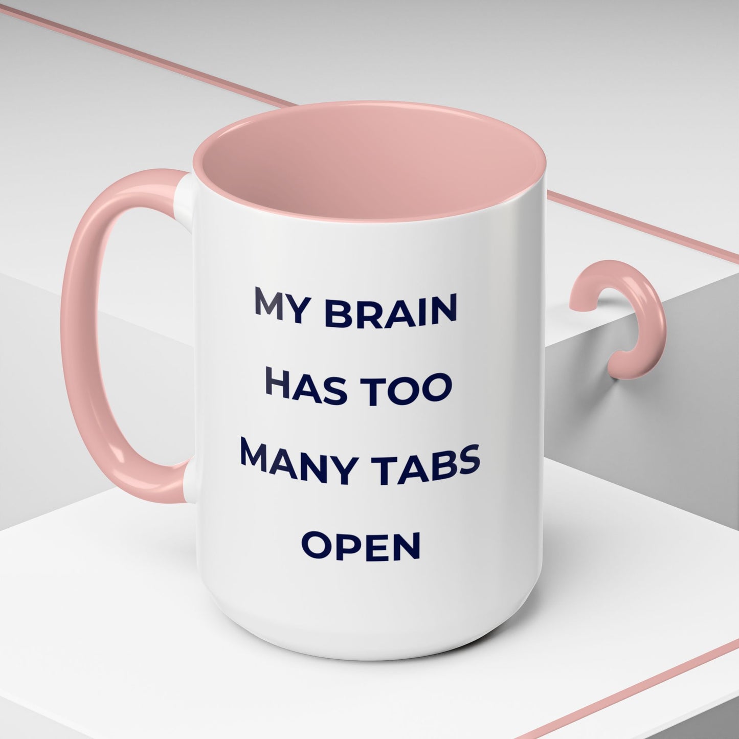 My Brain Has Too Many Tabs Open Mug | Funny ADHD Gift | Lofi Office Coffee Cup (11oz)