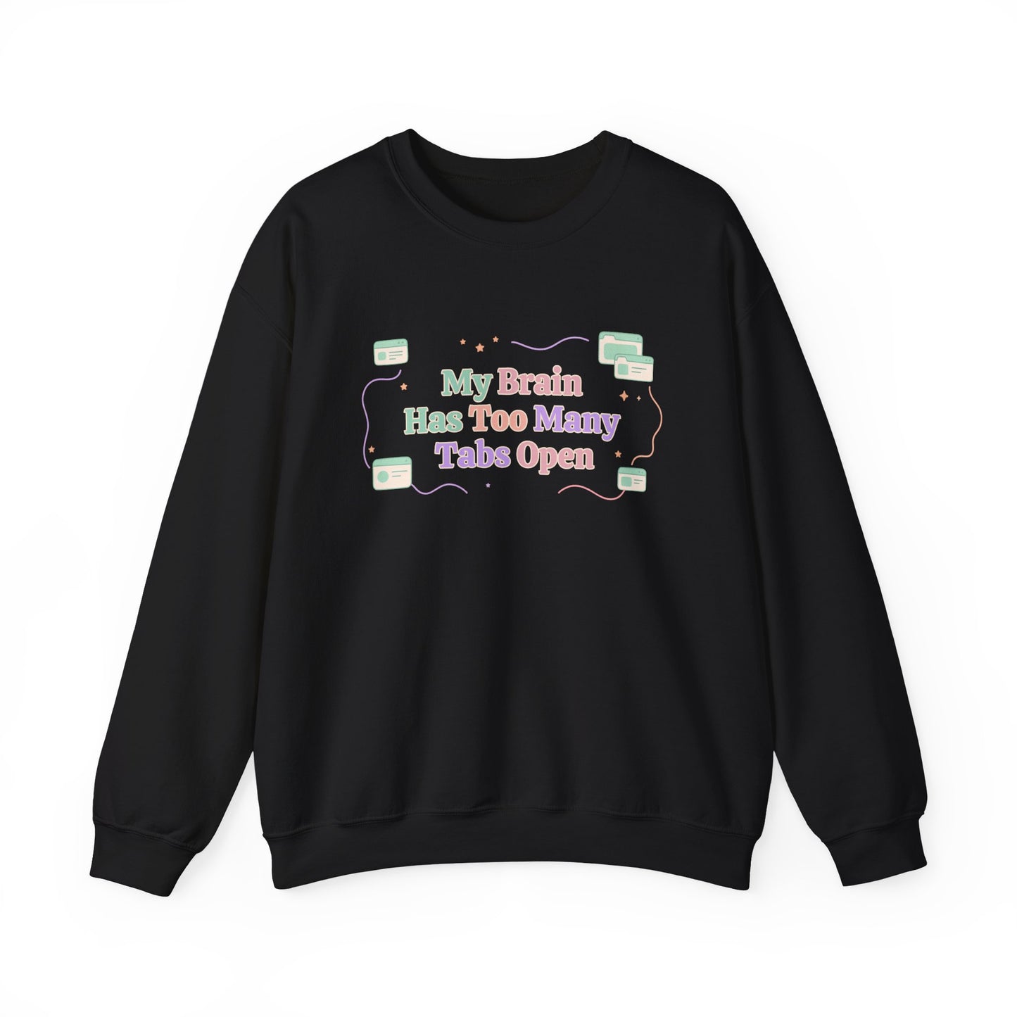 System Status: Hyperfixated | Industrial ADHD Crewneck