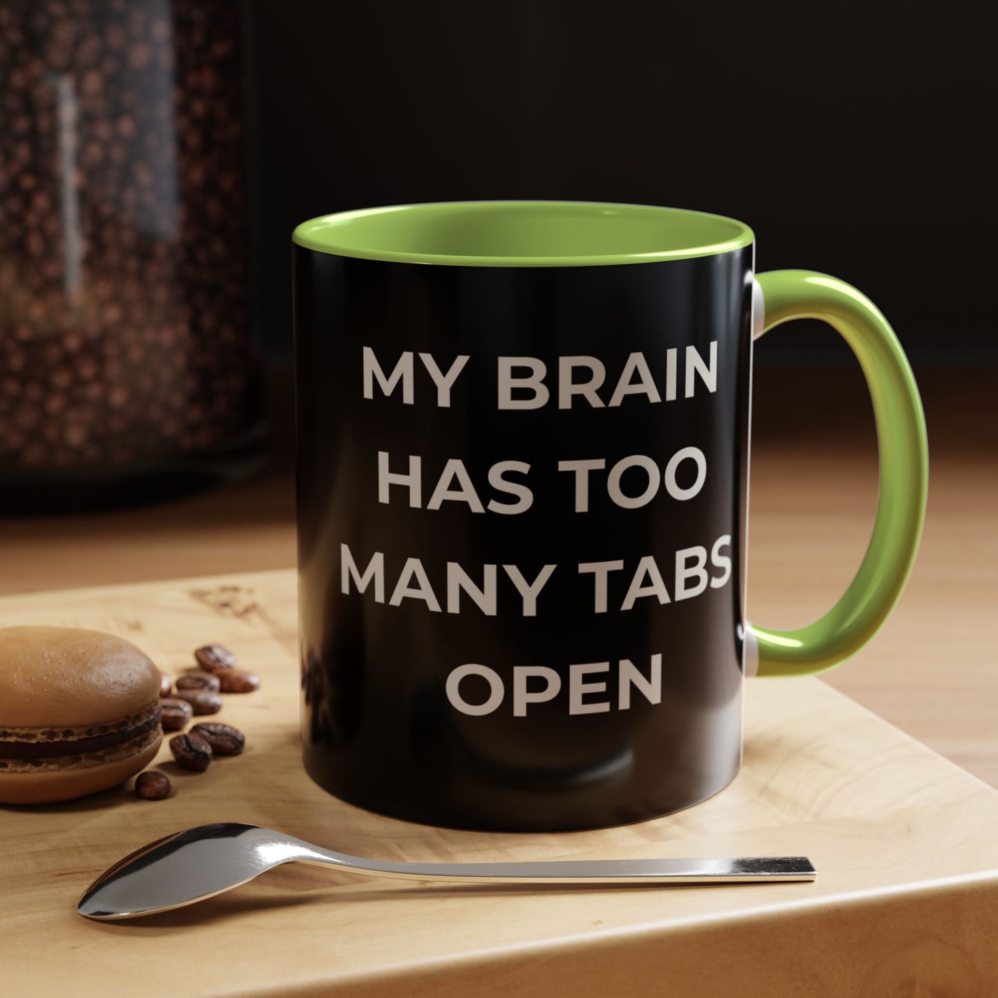 My Brain Has Too Many Tabs Open Mug | Funny ADHD Gift | Lofi Office Coffee Cup (11oz)