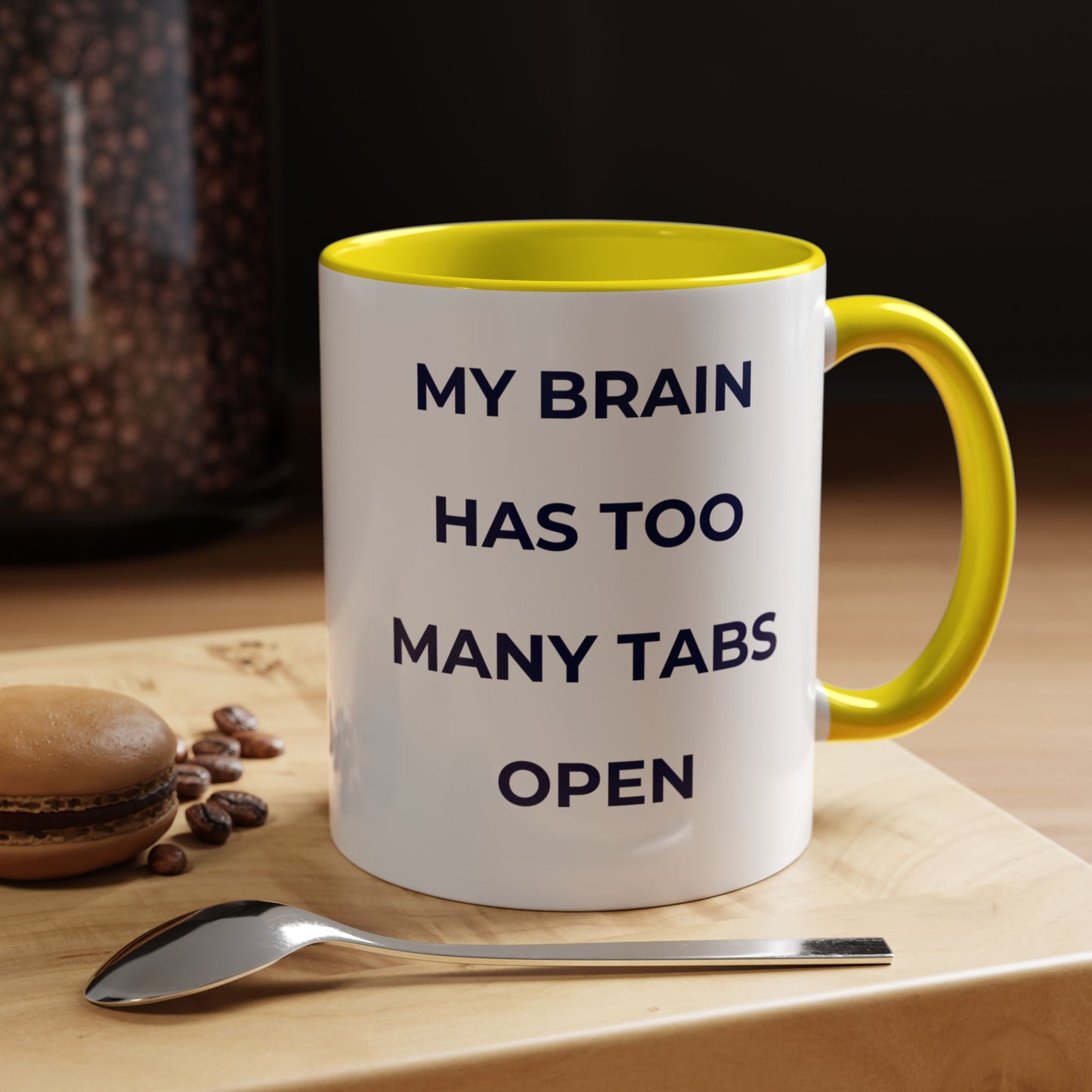 My Brain Has Too Many Tabs Open Mug | Funny ADHD Gift | Lofi Office Coffee Cup (11oz)