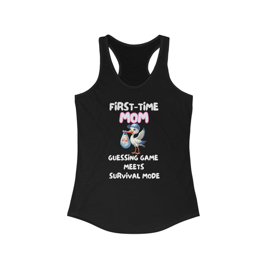 First-Time Mom Baby Boy Tank Top - Stork Delivery Humor Tee