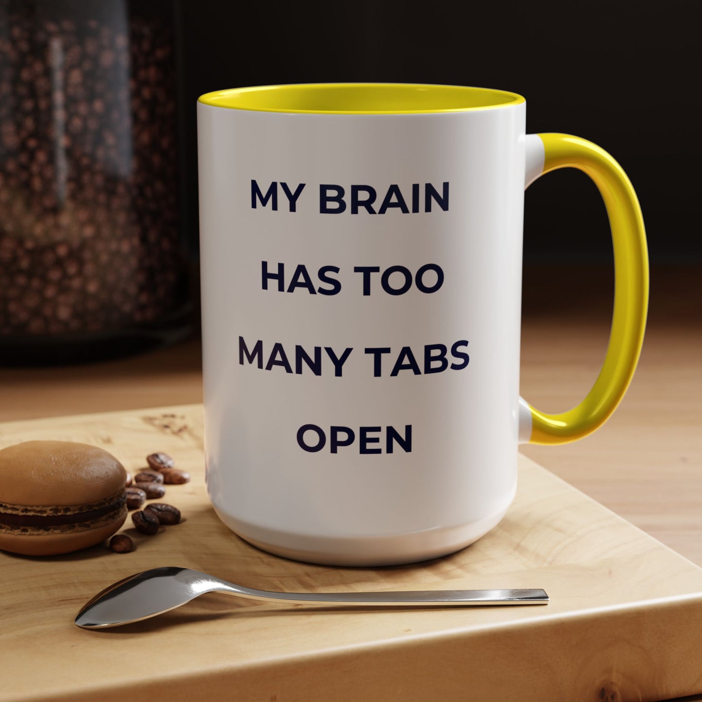 My Brain Has Too Many Tabs Open Mug | Funny ADHD Gift | Lofi Office Coffee Cup (11oz)