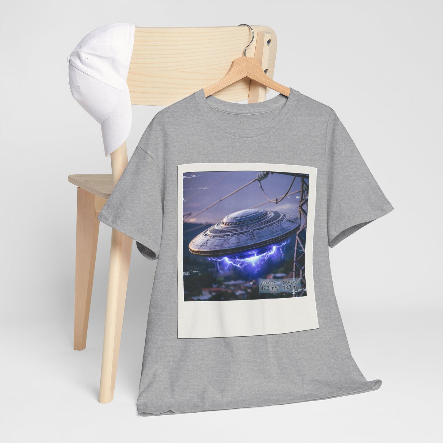 UFO Evidence T-Shirt | Retro Polaroid Alien Sighting Photo