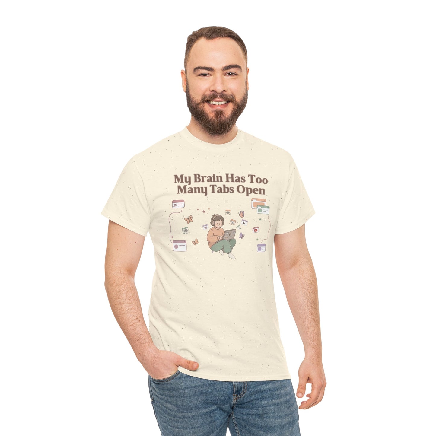 Hyper-Focus Mode: ENGAGED 🎧 The 'Brain Has Too Many Tabs Open' Neurospicy Tee