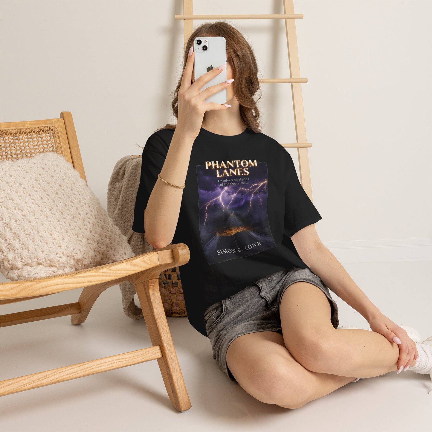 Phantom Lanes: Unsolved Mysteries of the Open Road Graphic T-Shirt