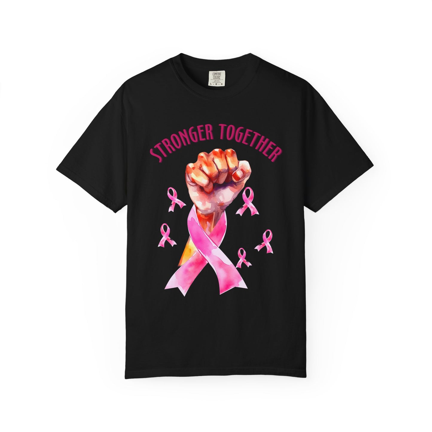 Empower Unity: Breast Cancer "Stronger Together" Comfort Colors Tee