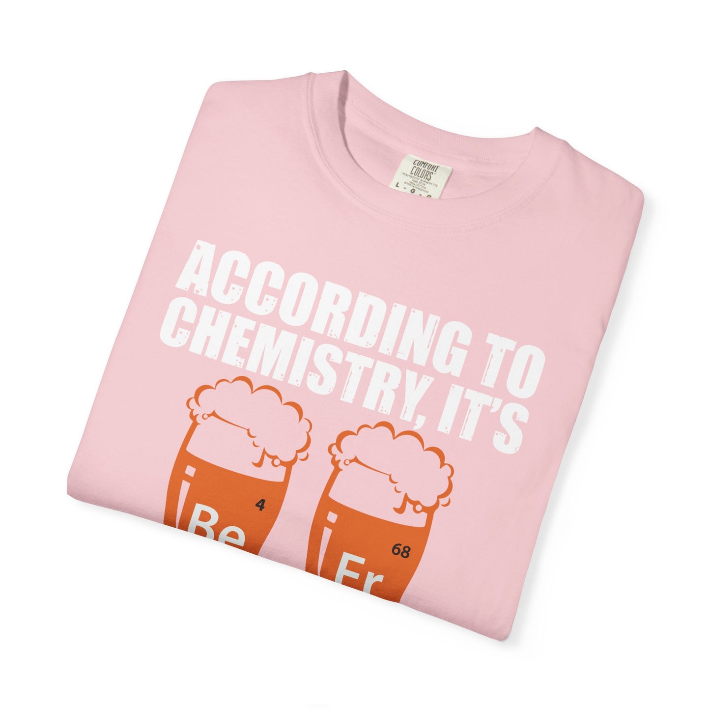 Beer Chemistry T-Shirt BeEr Elements Graphic Comfort Colors Ring Spun Tee - Viral Science Nerd Gift