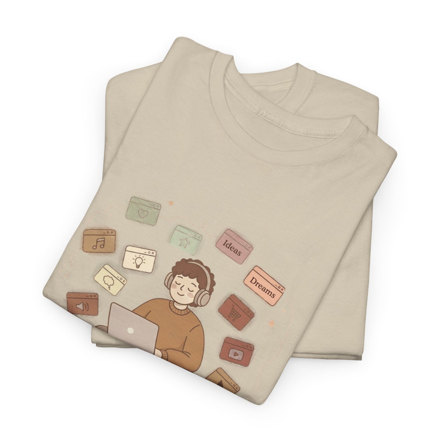 The "Cozy Mind" Earth Tone ADHD Graphic Tee