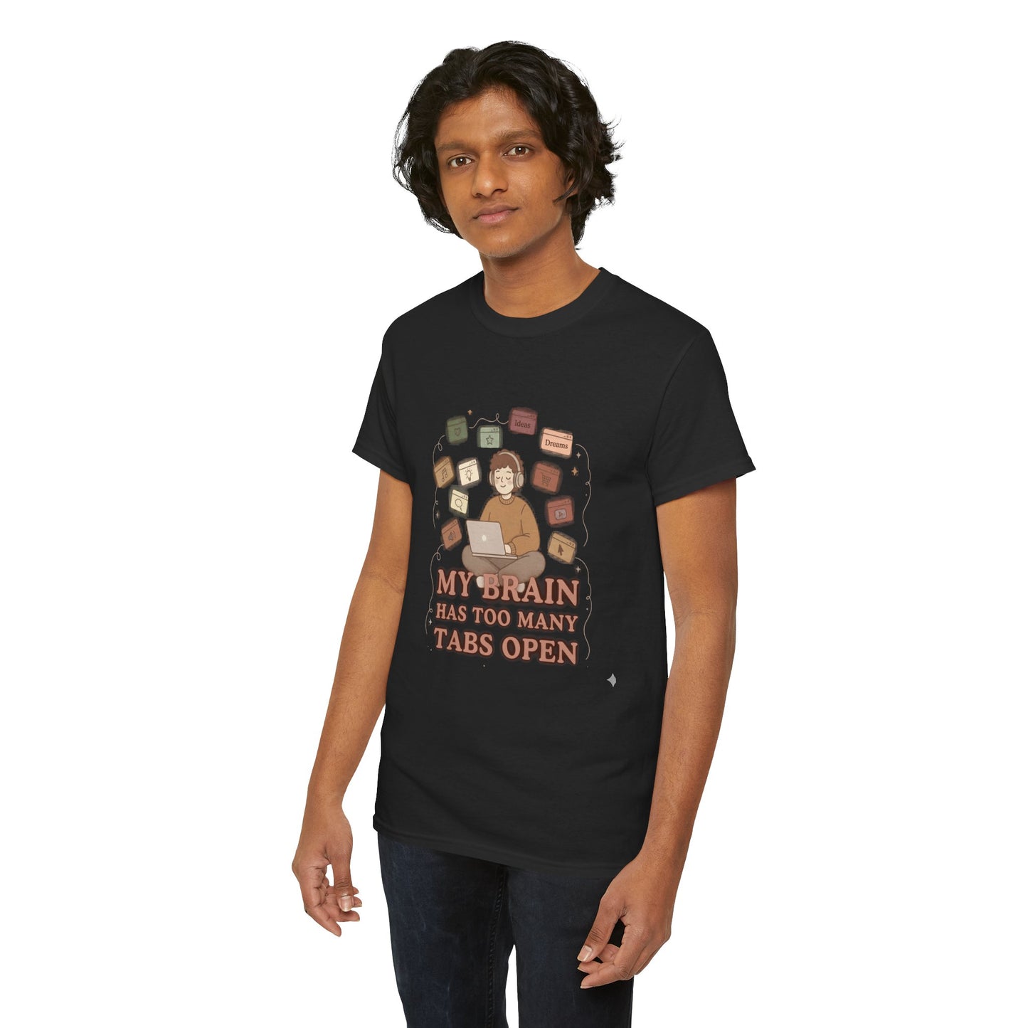 The "Cozy Mind" Earth Tone ADHD Graphic Tee