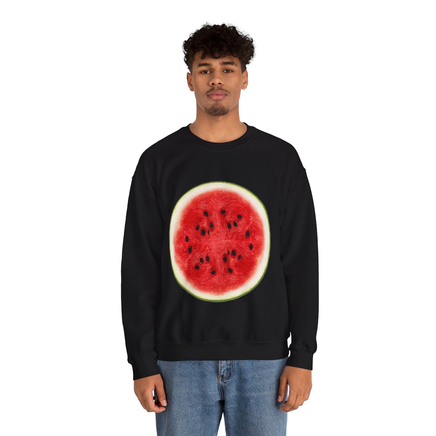 Whimsical Watermelon Lazy Halloween Costume | Unique Unisex Sweatshirt