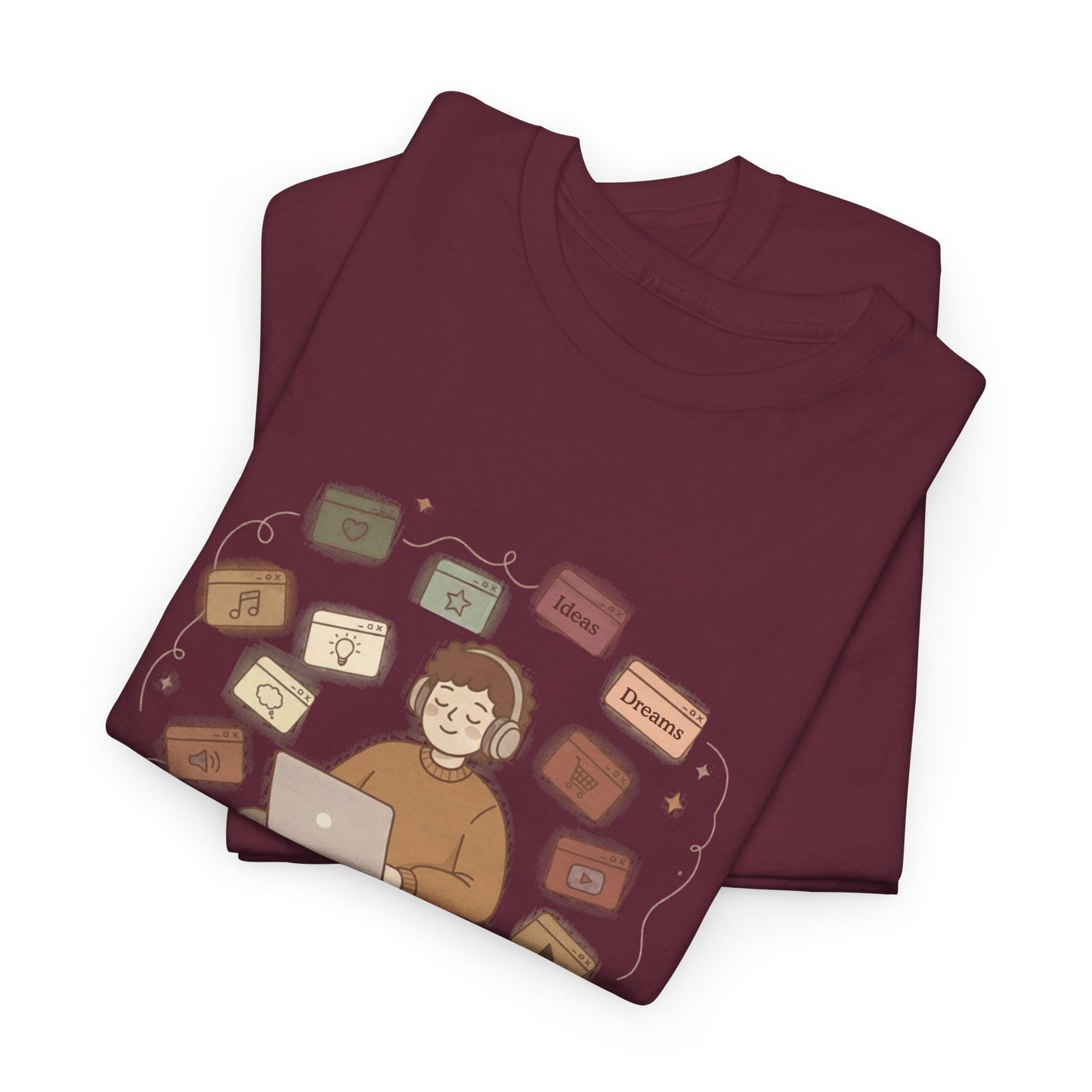 The "Cozy Mind" Earth Tone ADHD Graphic Tee