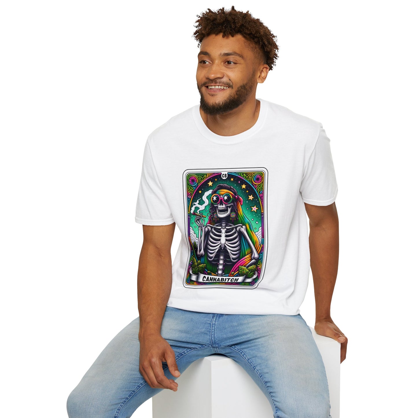 Cannabitch - Unique Spooky Halloween T-Shirt with a Twist