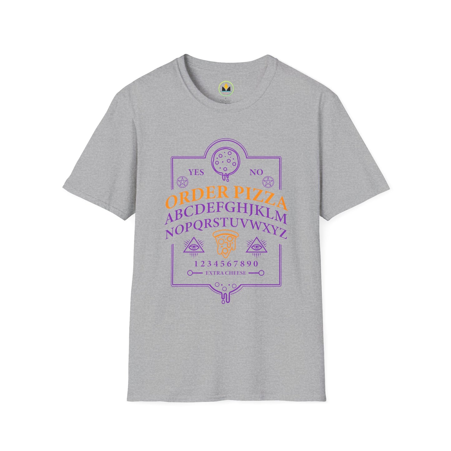 Mystic Pizza Ouija - Unique Spooky Halloween T-Shirt |