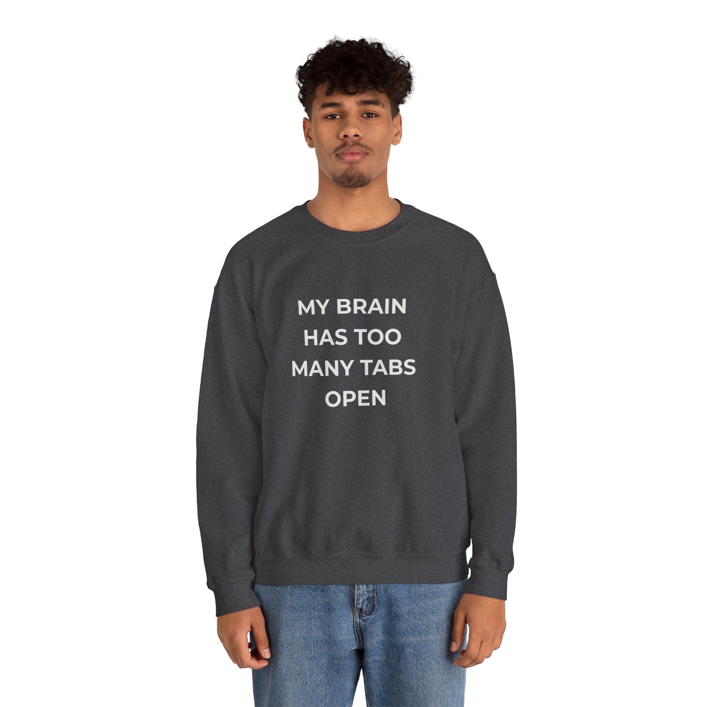 My Brain Has Too Many Tabs Open Sweatshirt | Funny ADHD Gift | Cozy Lofi Pullover