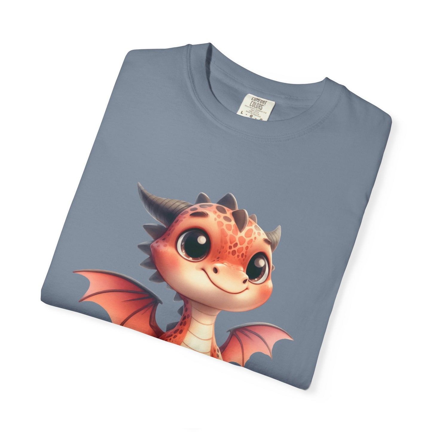 Adorable Dragon Whelp Tee - Soft Cotton T-Shirt with Fantasy Creature tee