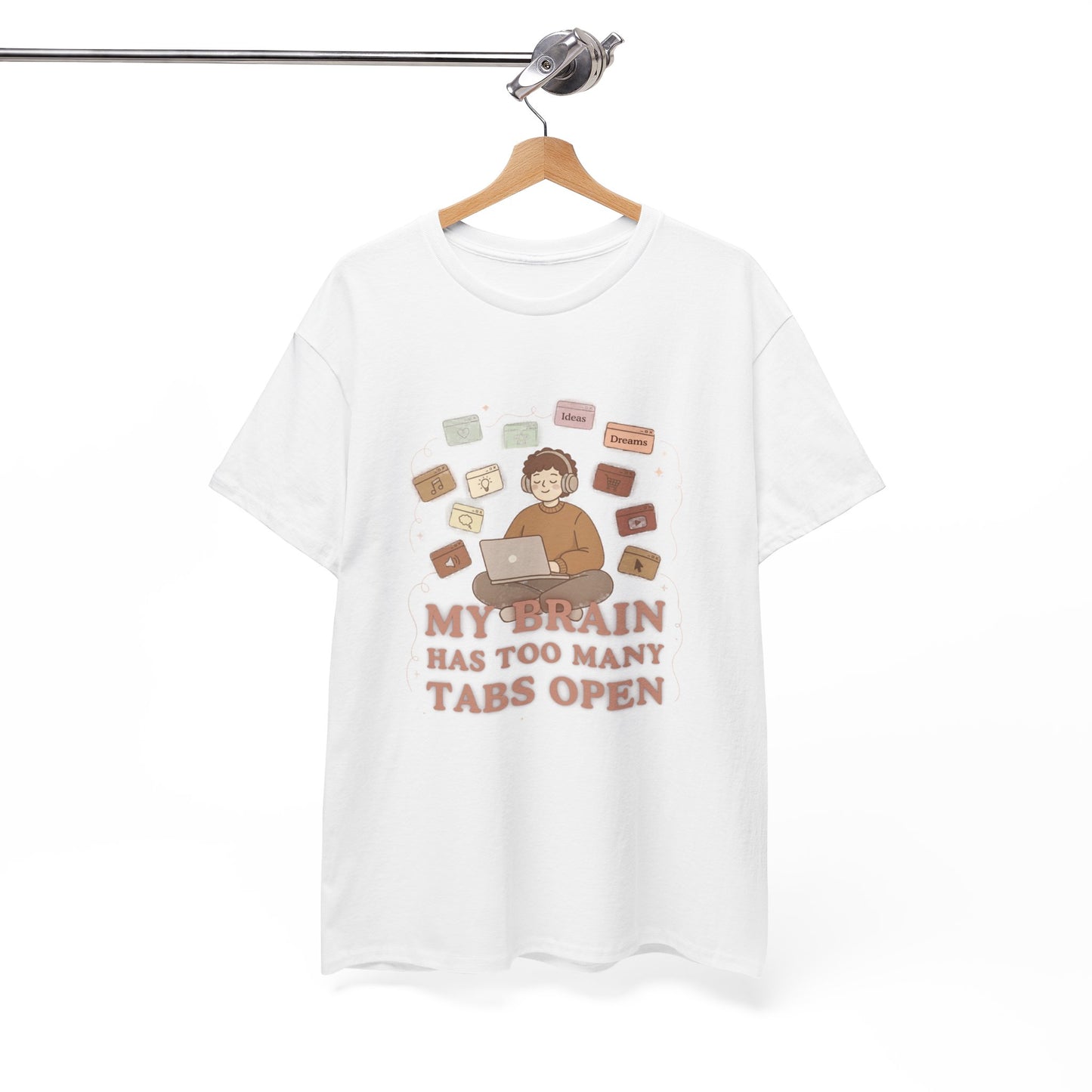 The "Cozy Mind" Earth Tone ADHD Graphic Tee