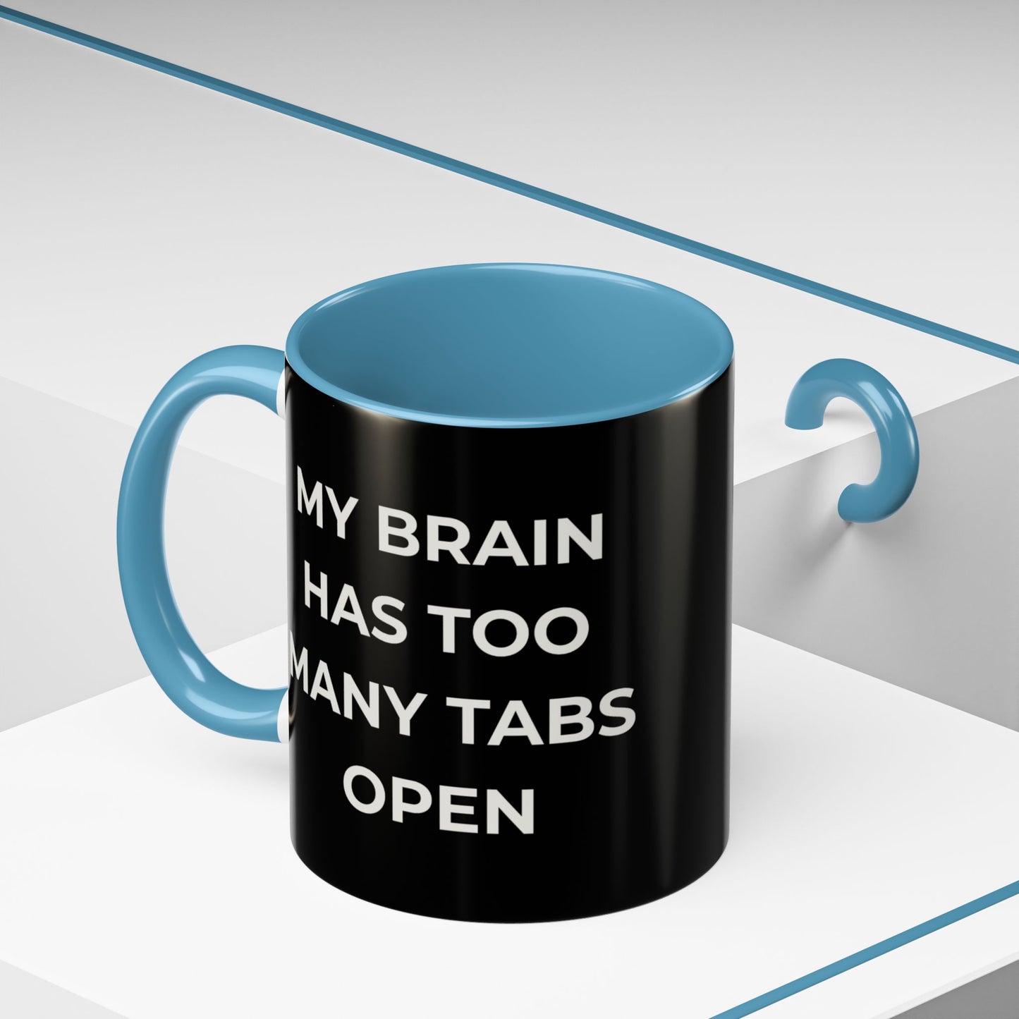 My Brain Has Too Many Tabs Open Mug | Funny ADHD Gift | Lofi Office Coffee Cup (11oz)