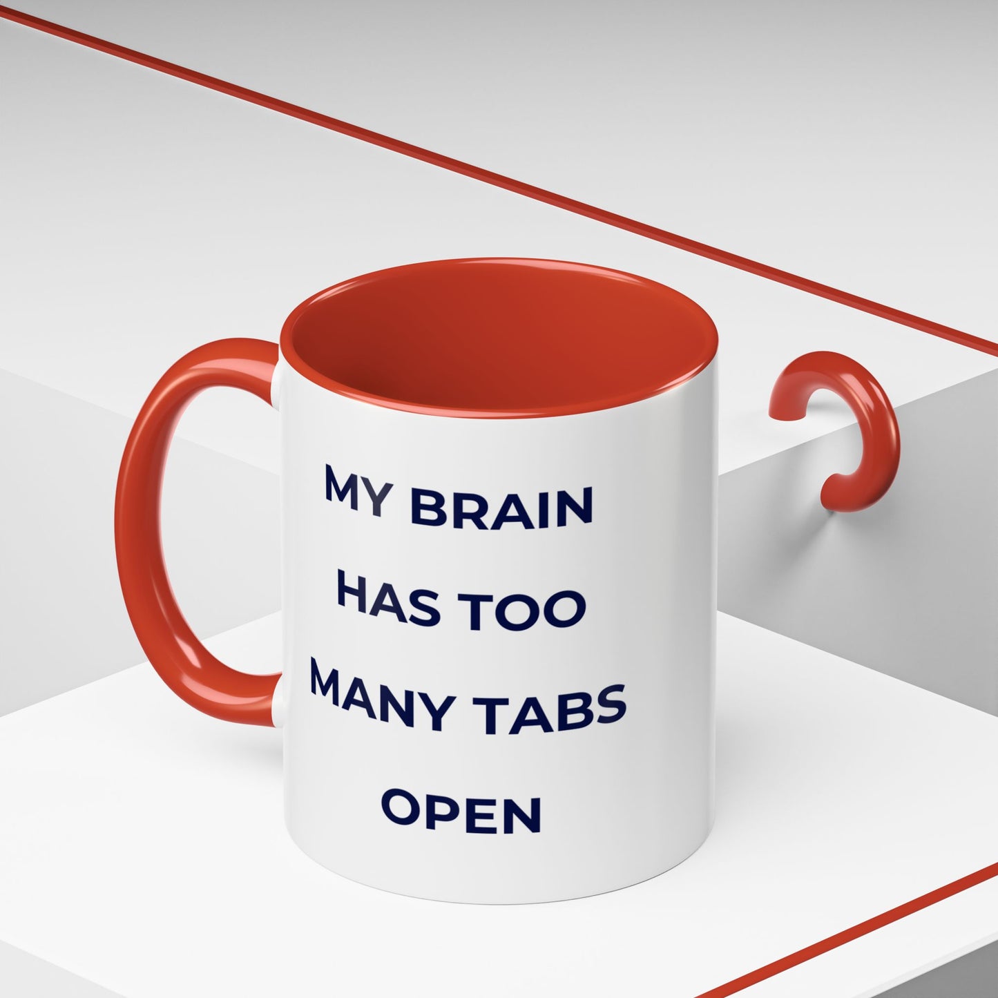 My Brain Has Too Many Tabs Open Mug | Funny ADHD Gift | Lofi Office Coffee Cup (11oz)