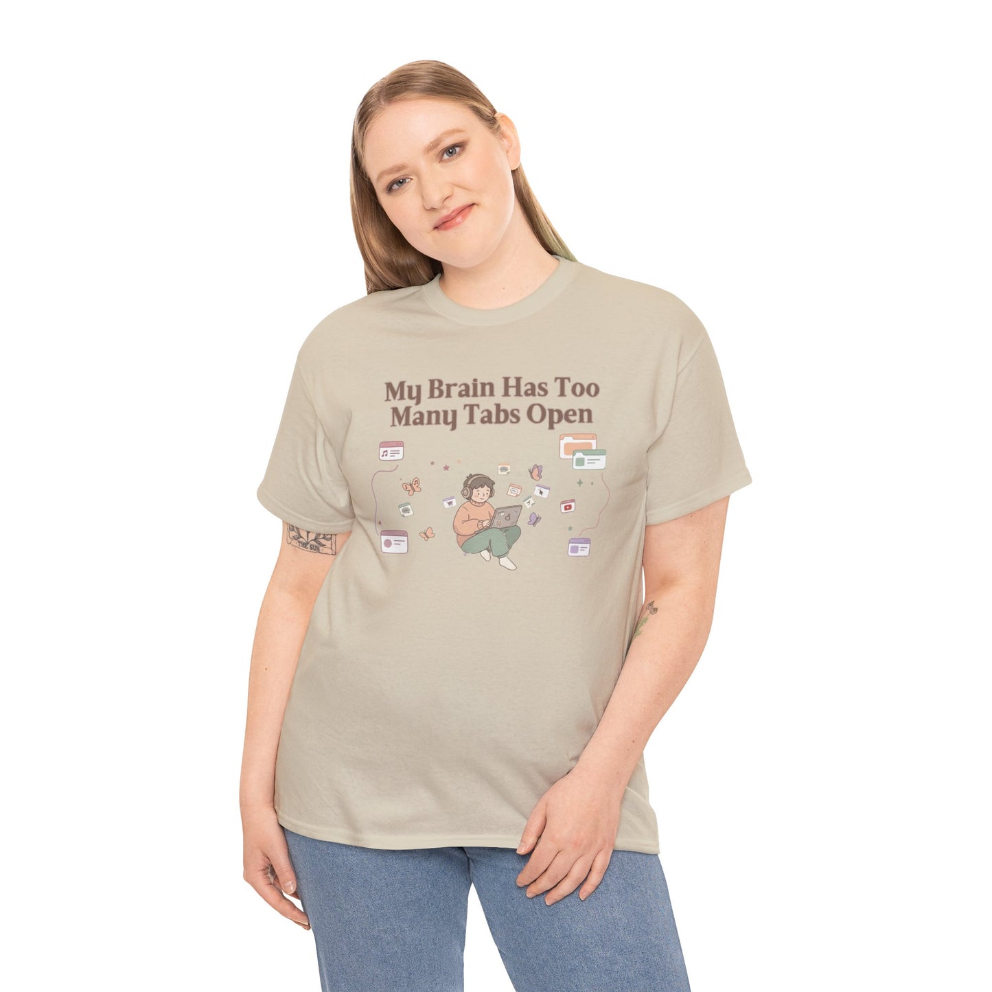Hyper-Focus Mode: ENGAGED 🎧 The 'Brain Has Too Many Tabs Open' Neurospicy Tee